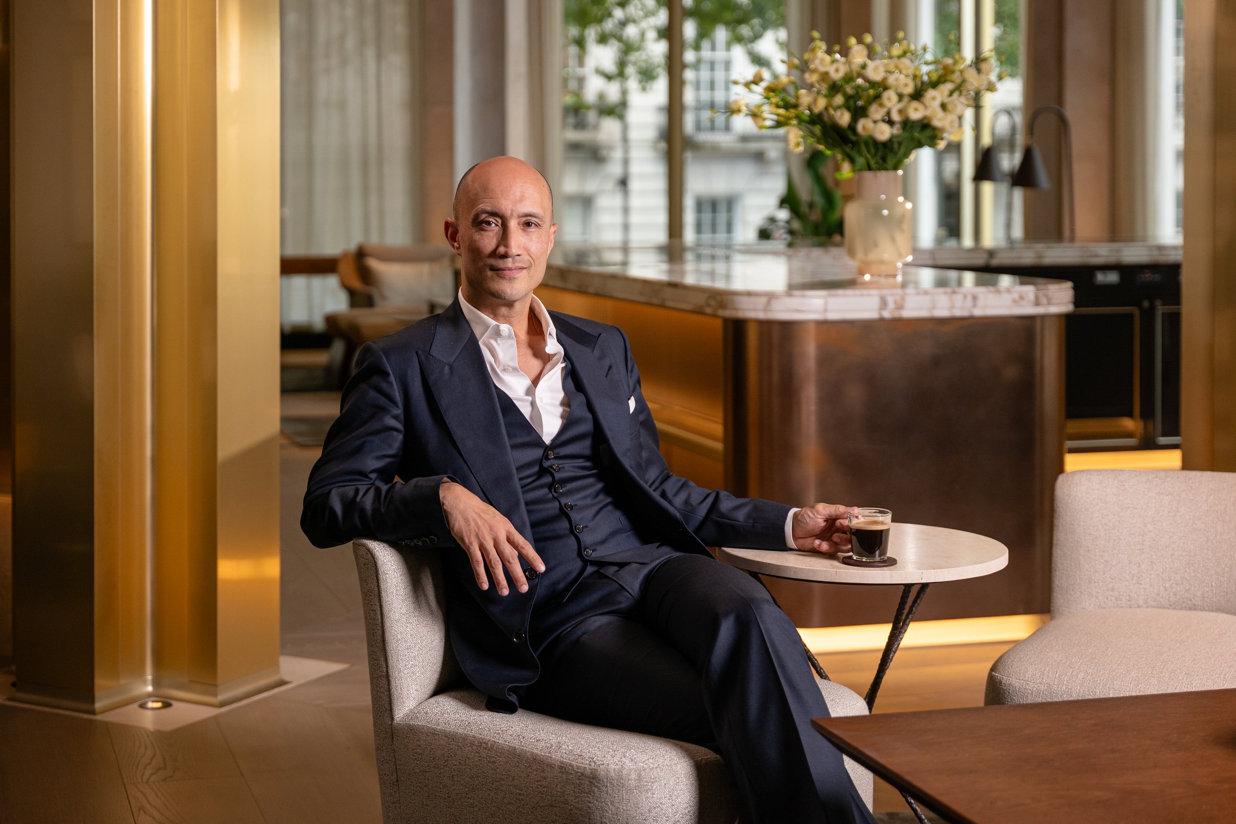 nespresso chancery rosewood hotel coffee lifestyle commercial photographer london
