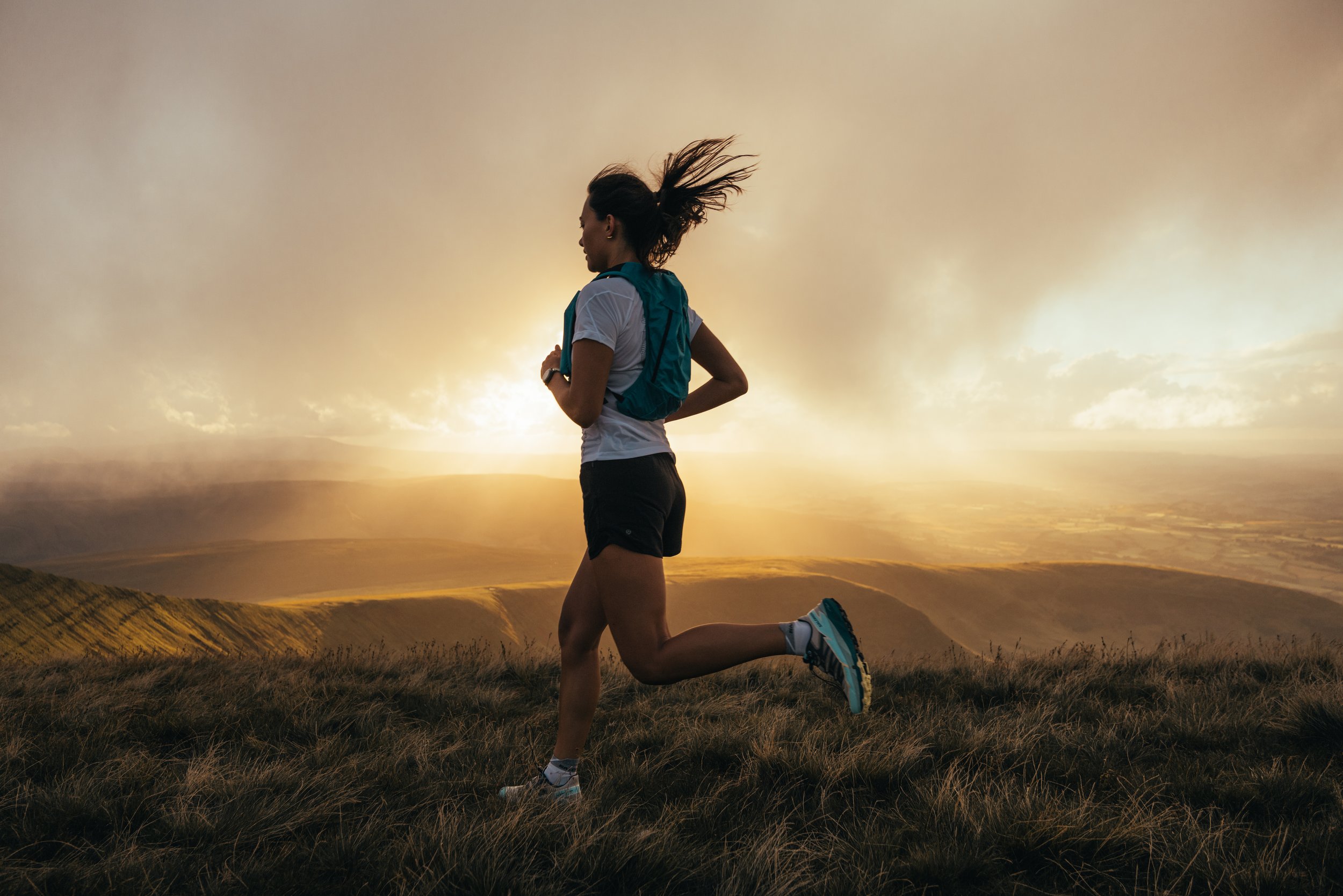 trail runner brecon beacons wales commercial photographer london
