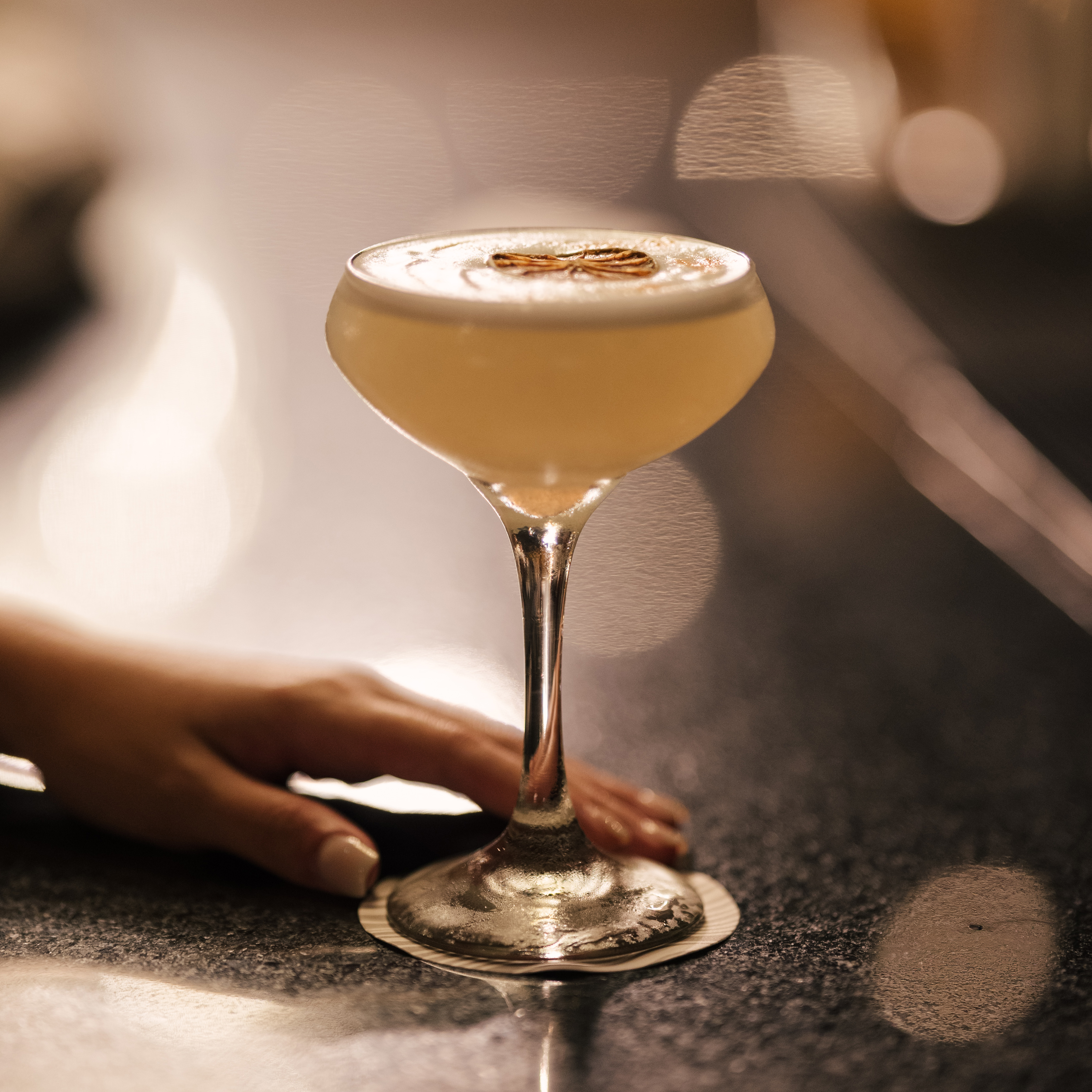 Cocktail bar barman at resort