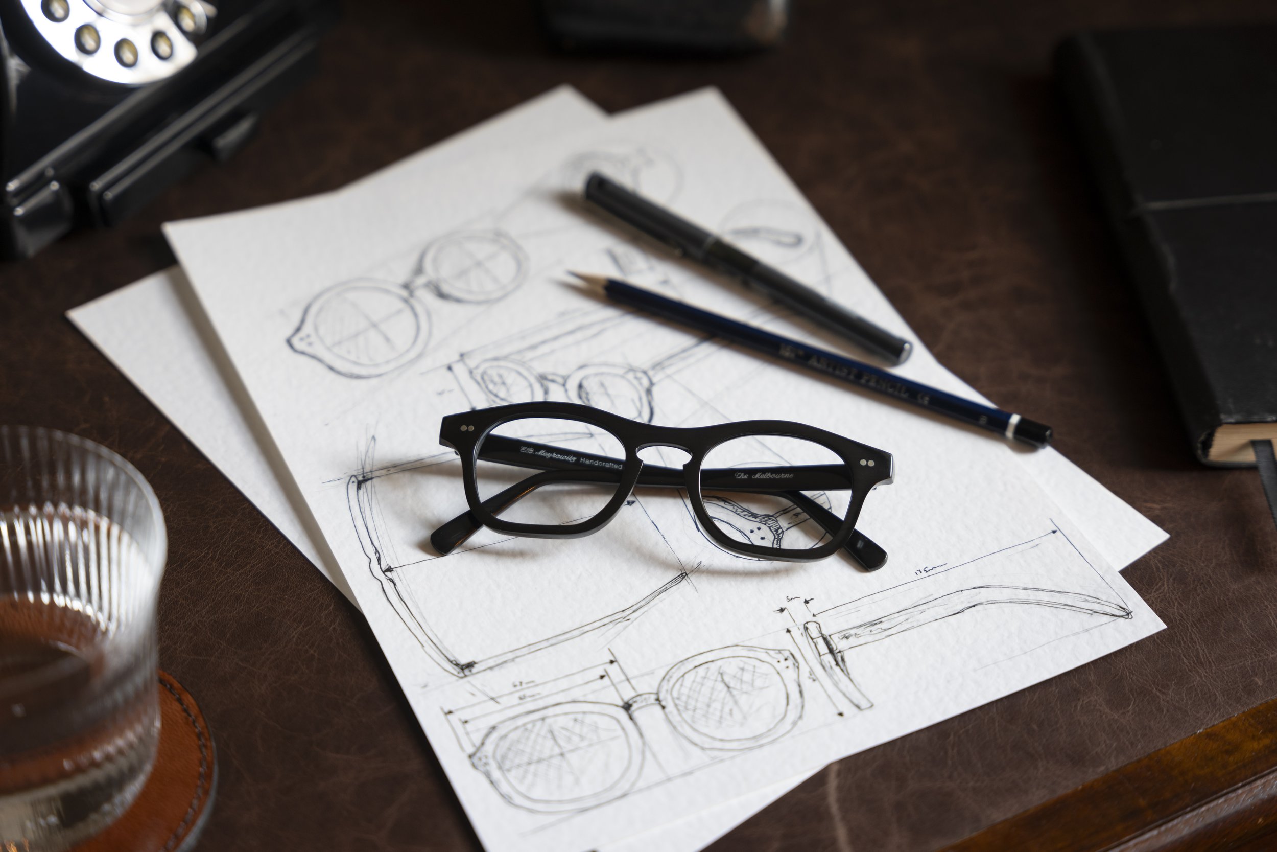 EB Meyrowitz luxury eyewear lifestyle product photography