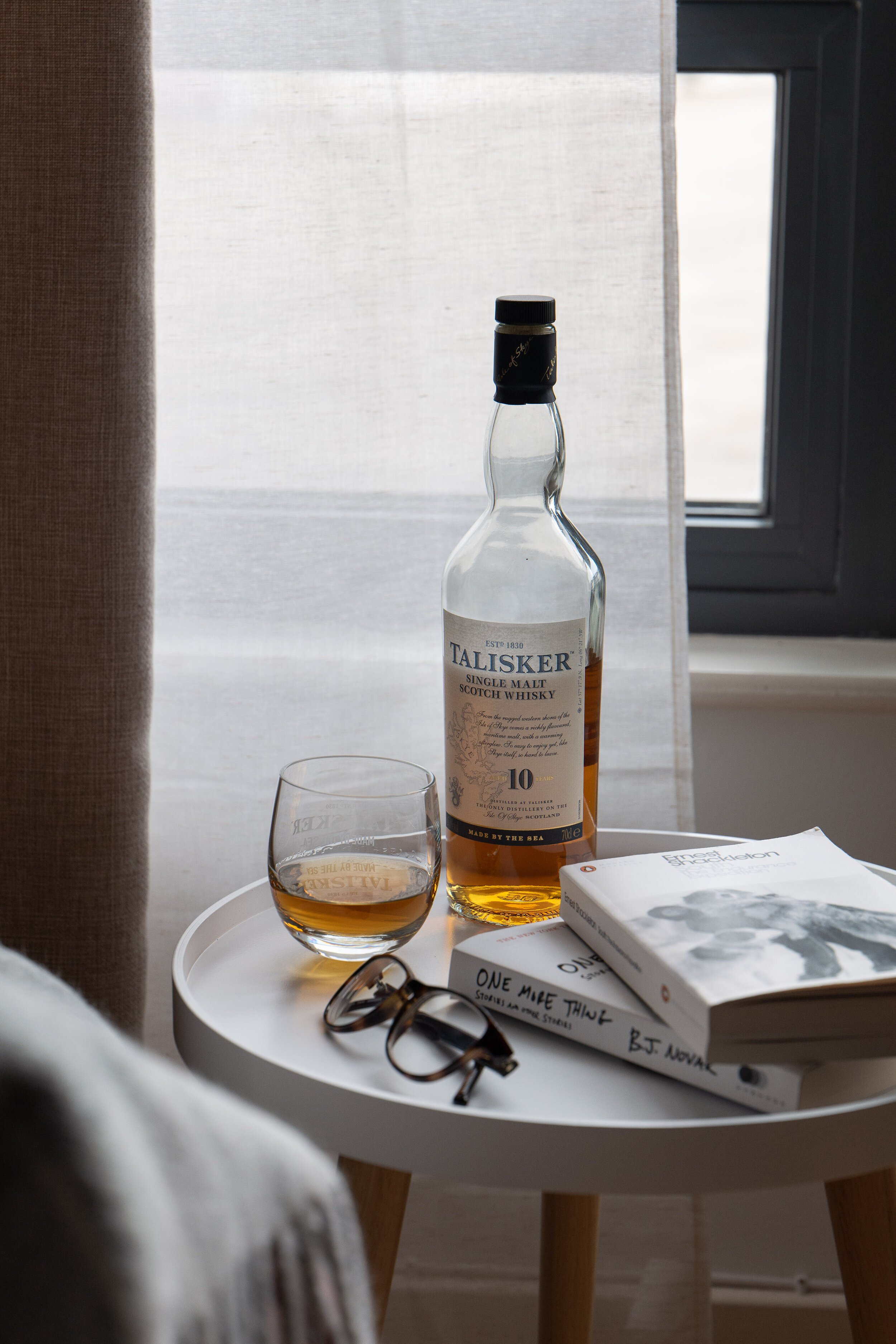 Talisker single malt Scotch whisky product photographer London