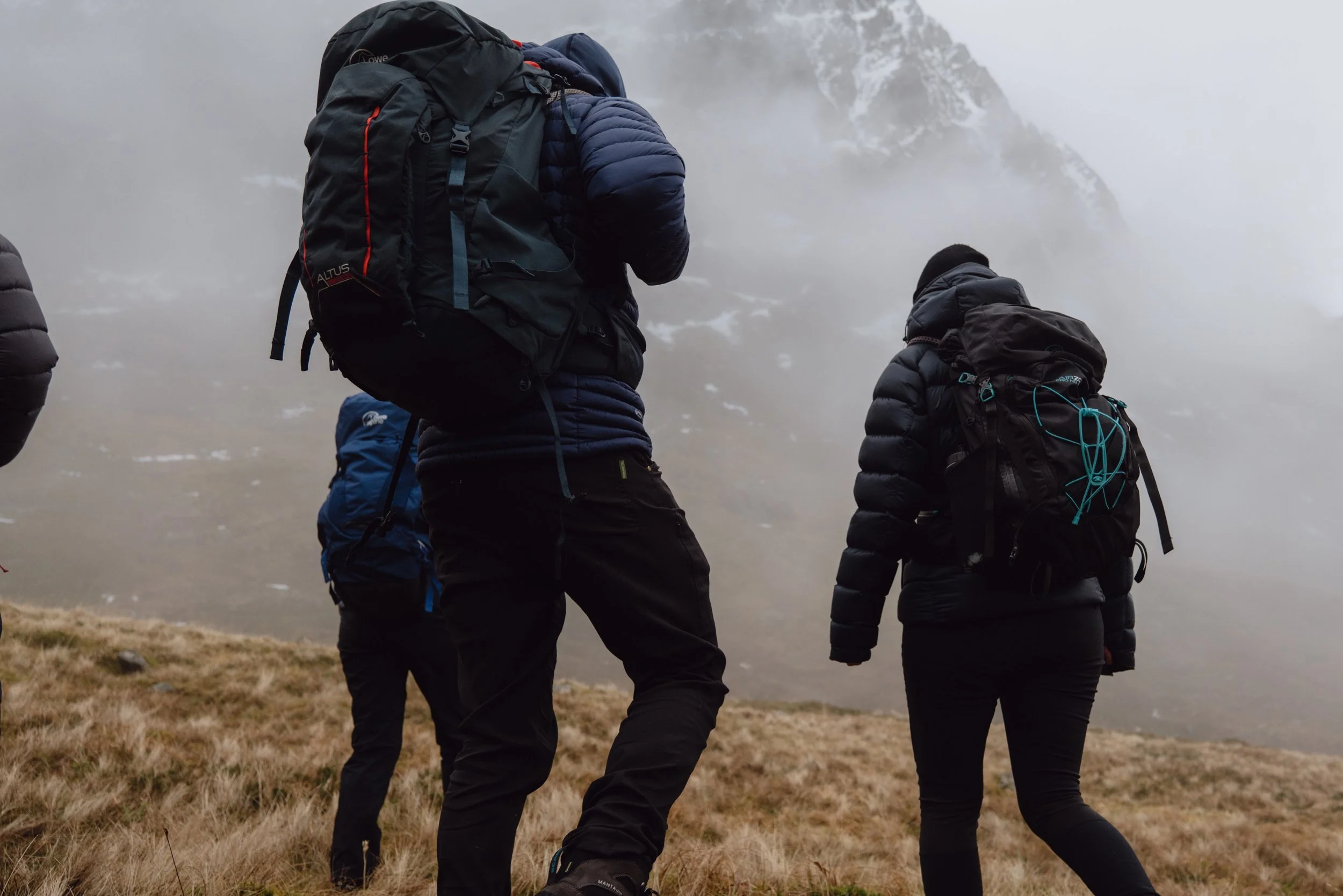 Blacks RAB winter hillwalking outdoor brand photography Scotland
