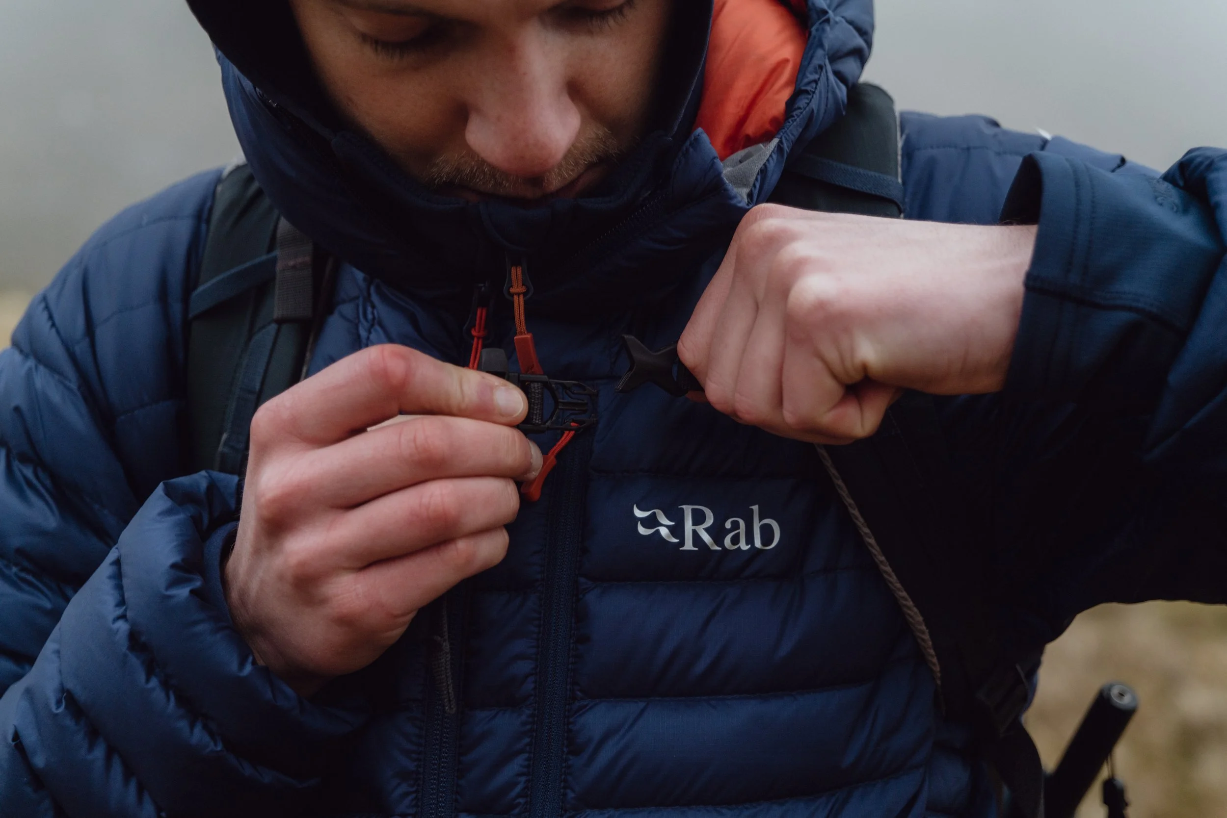 Blacks RAB winter hillwalking Nevis Range brand photography