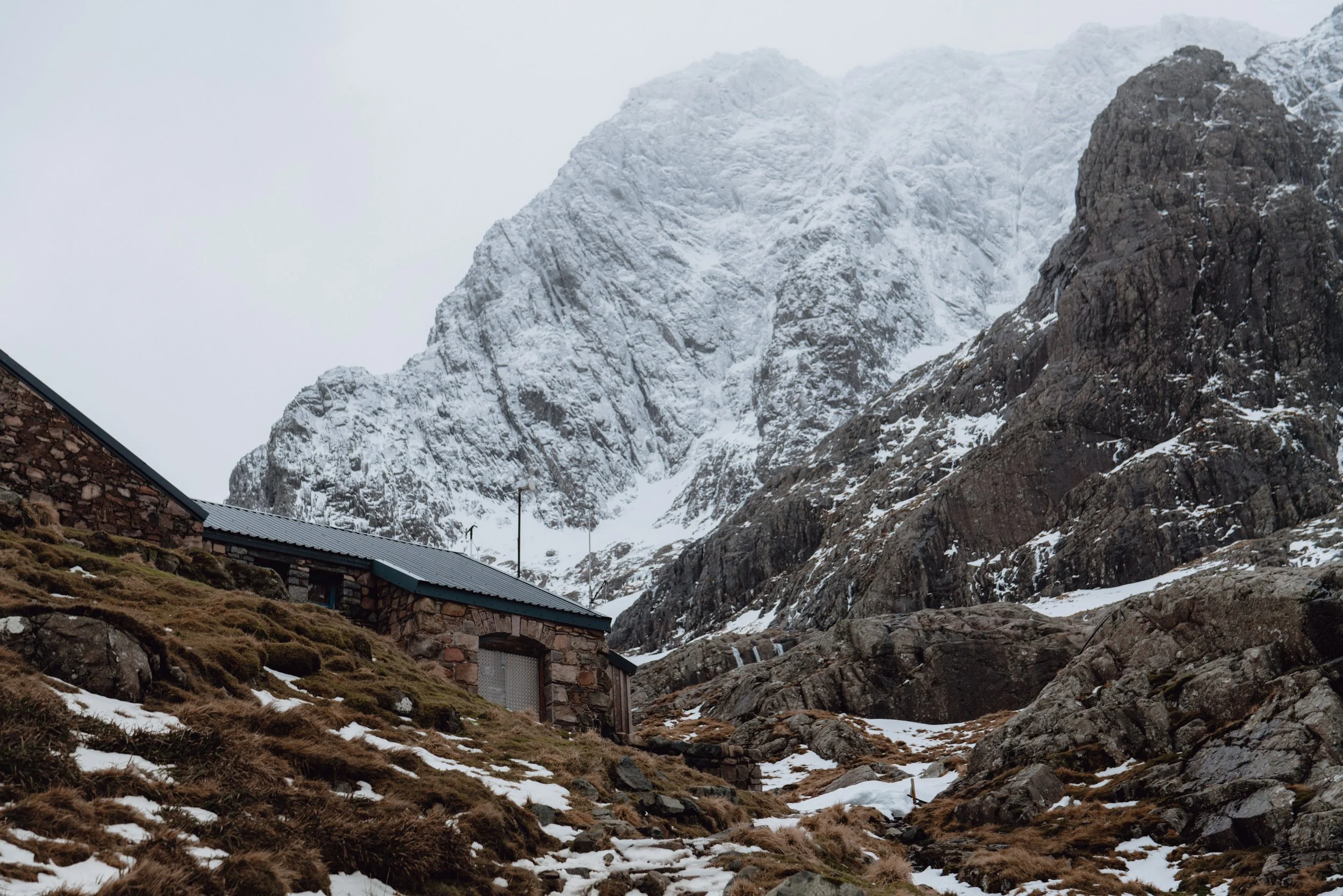 Blacks RAB winter hillwalking Scottish Highlands brand campaign photography