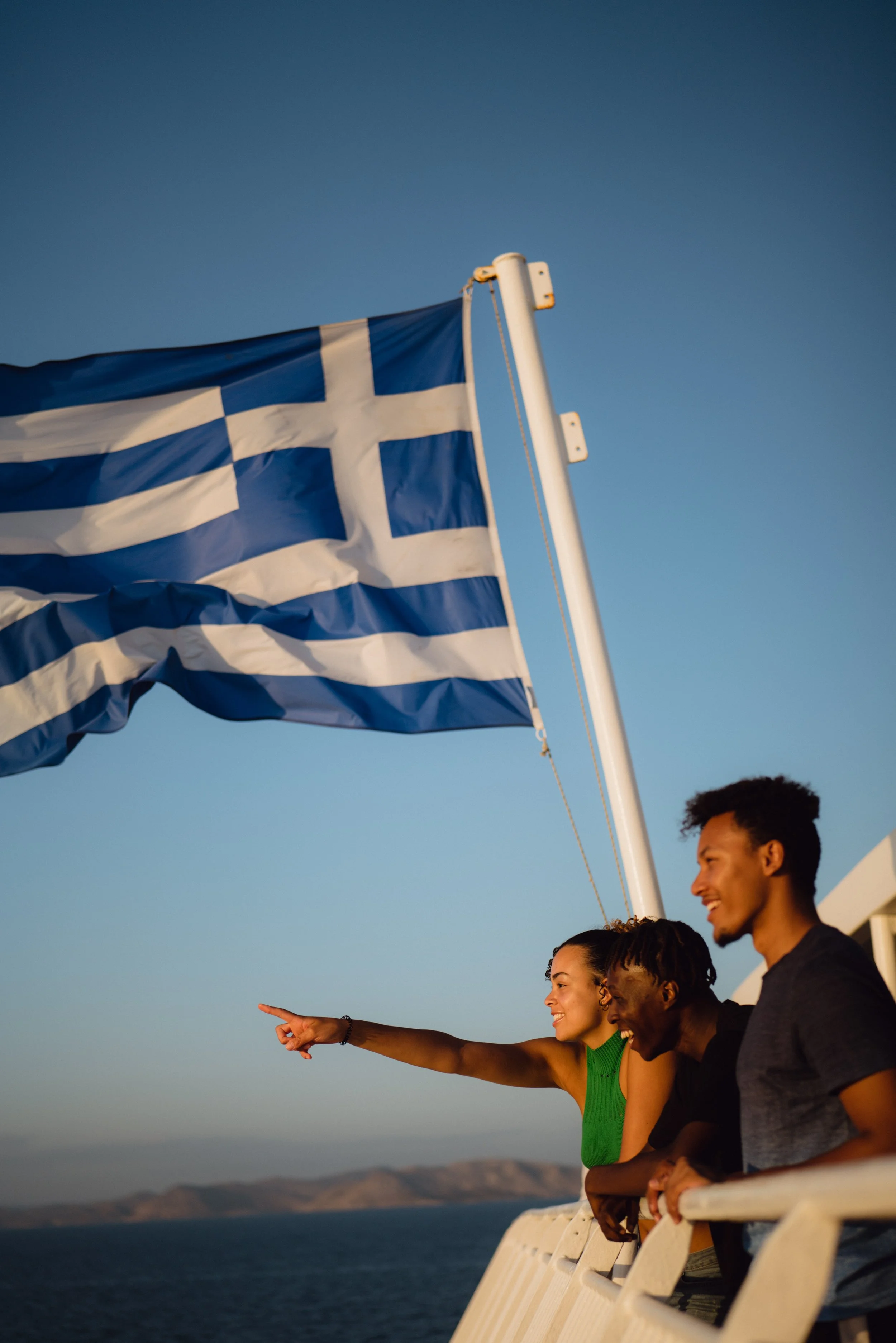 Contiki Greece travel campaign photography Mykonos