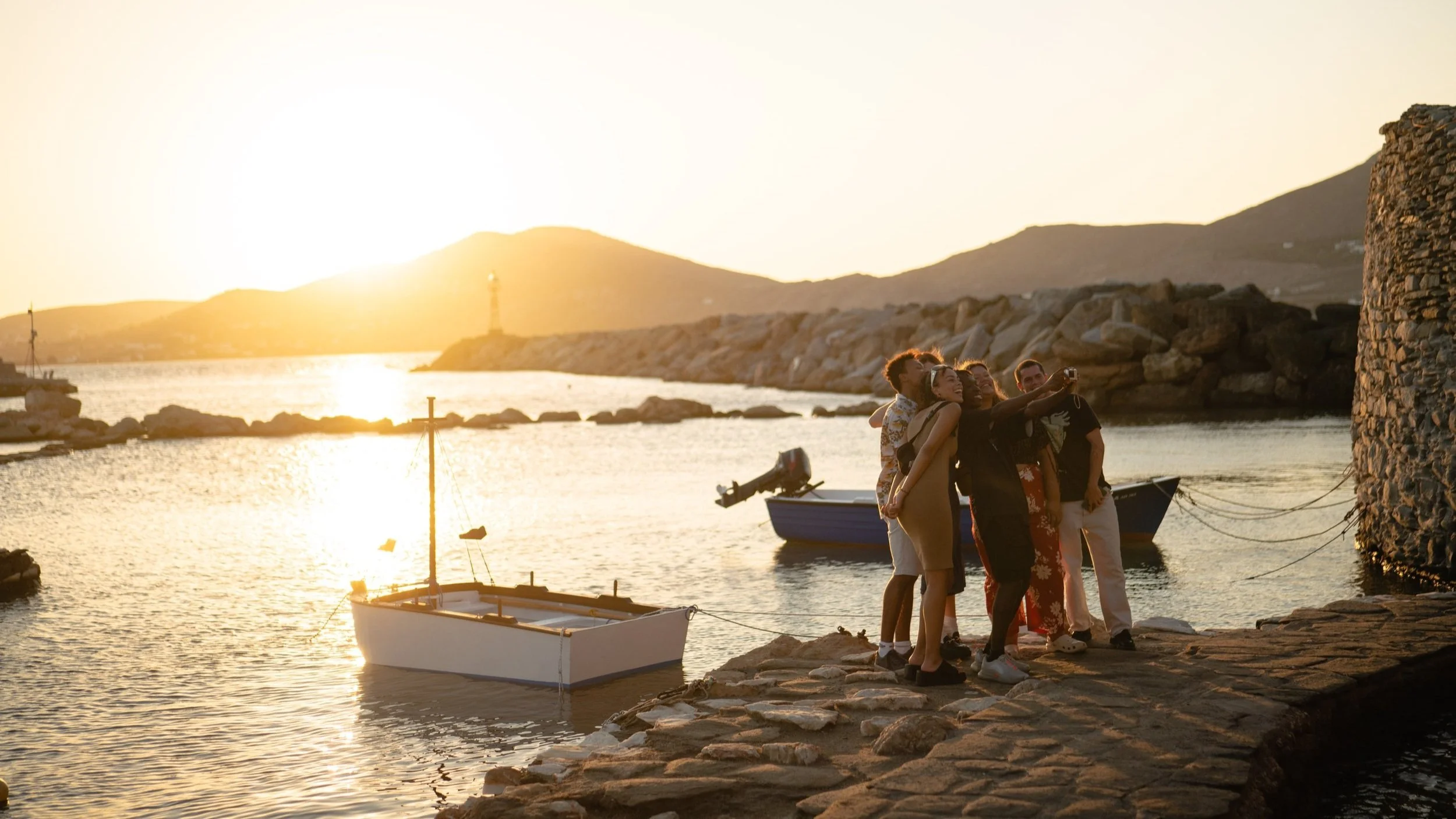 Contiki Greece travel campaign photography Athens