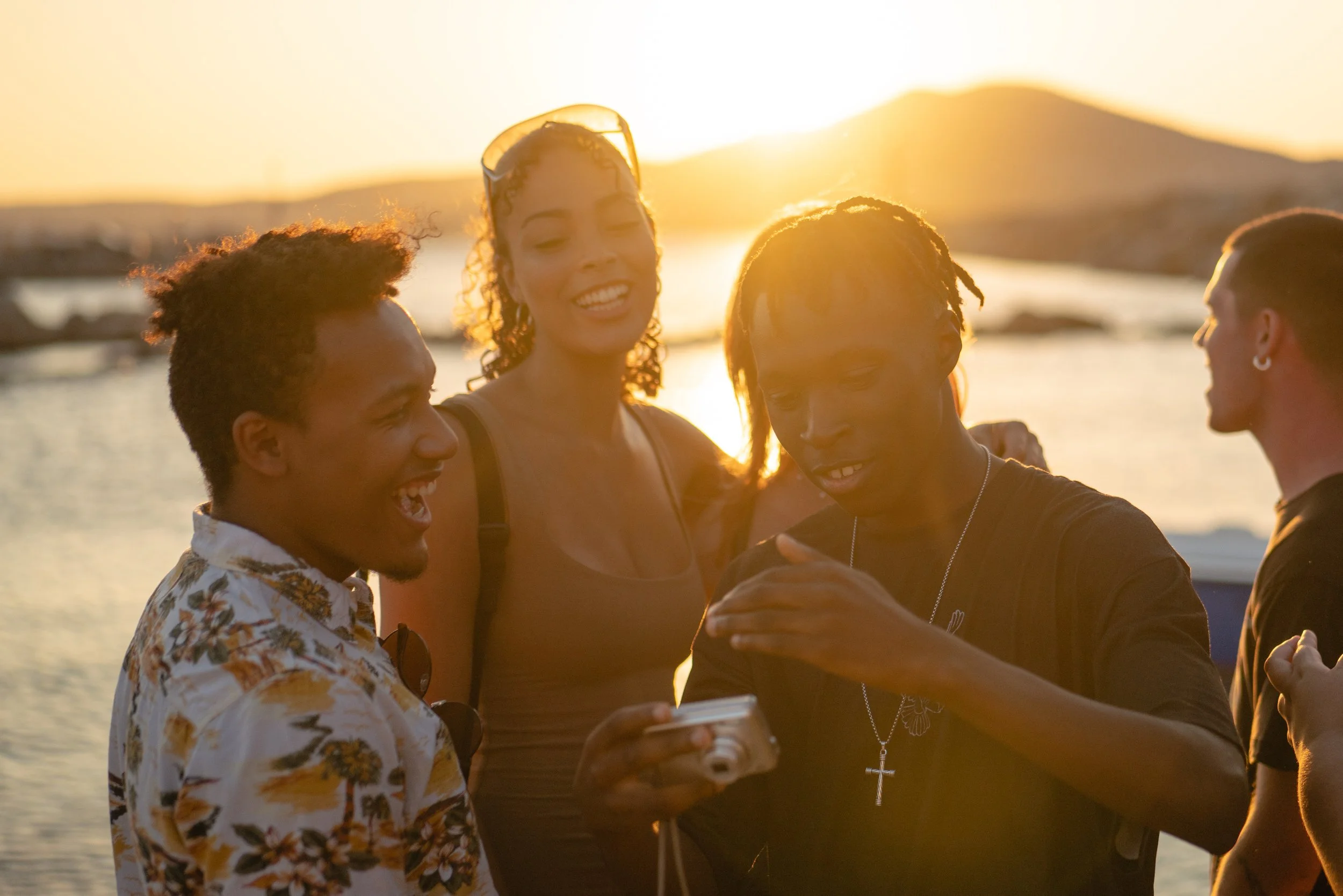 Contiki Greece travel campaign photography Mykonos