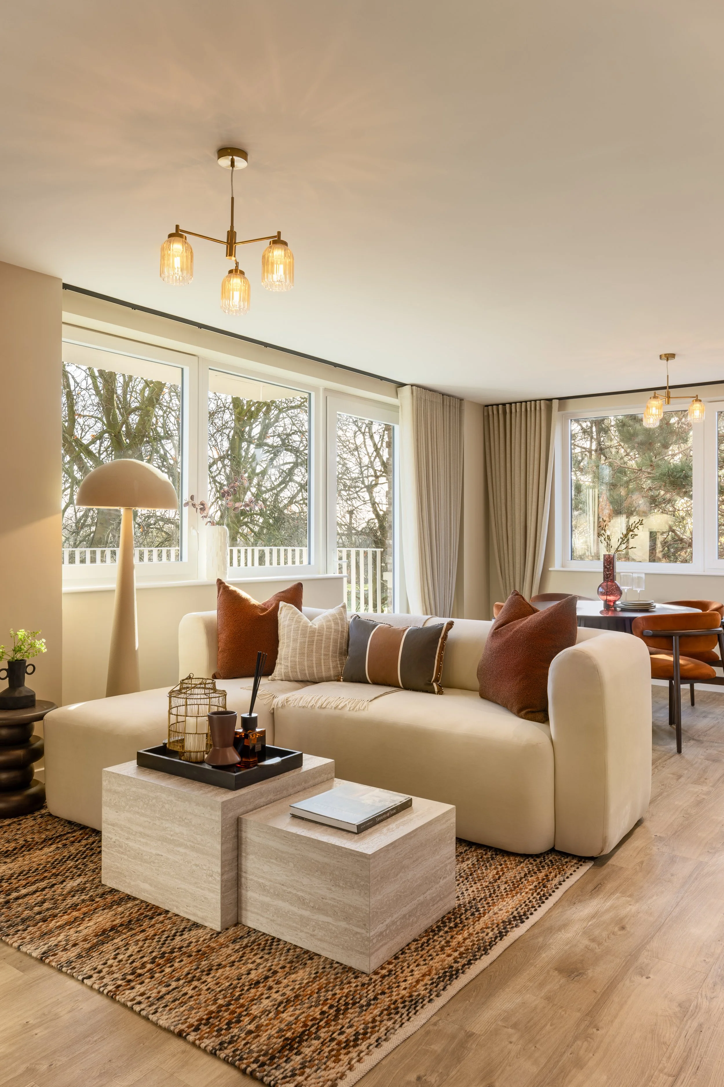 Fairview Homes Southall Grove — residential courtyard photography London