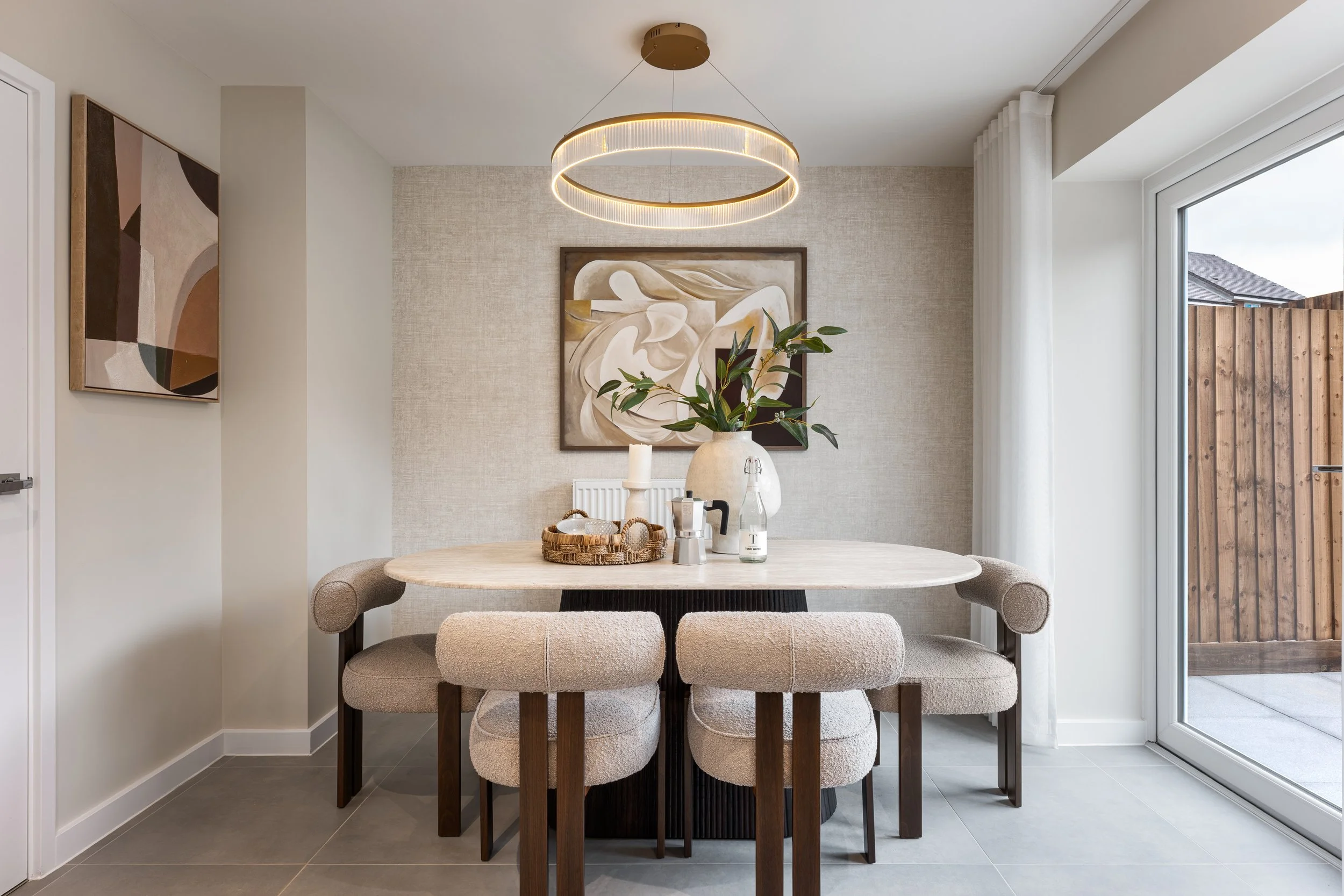 Fairview Homes Wattons — show home lounge photography London