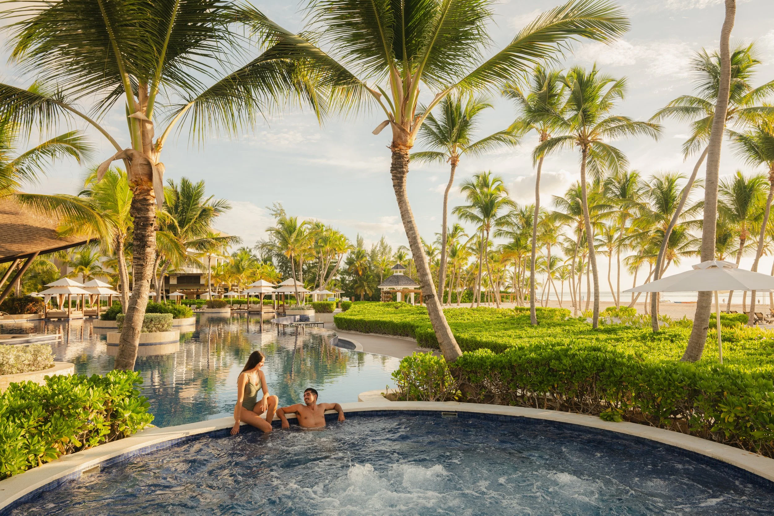 Hyatt Ziva Cap Cana resort pool lifestyle photography Dominican Republic