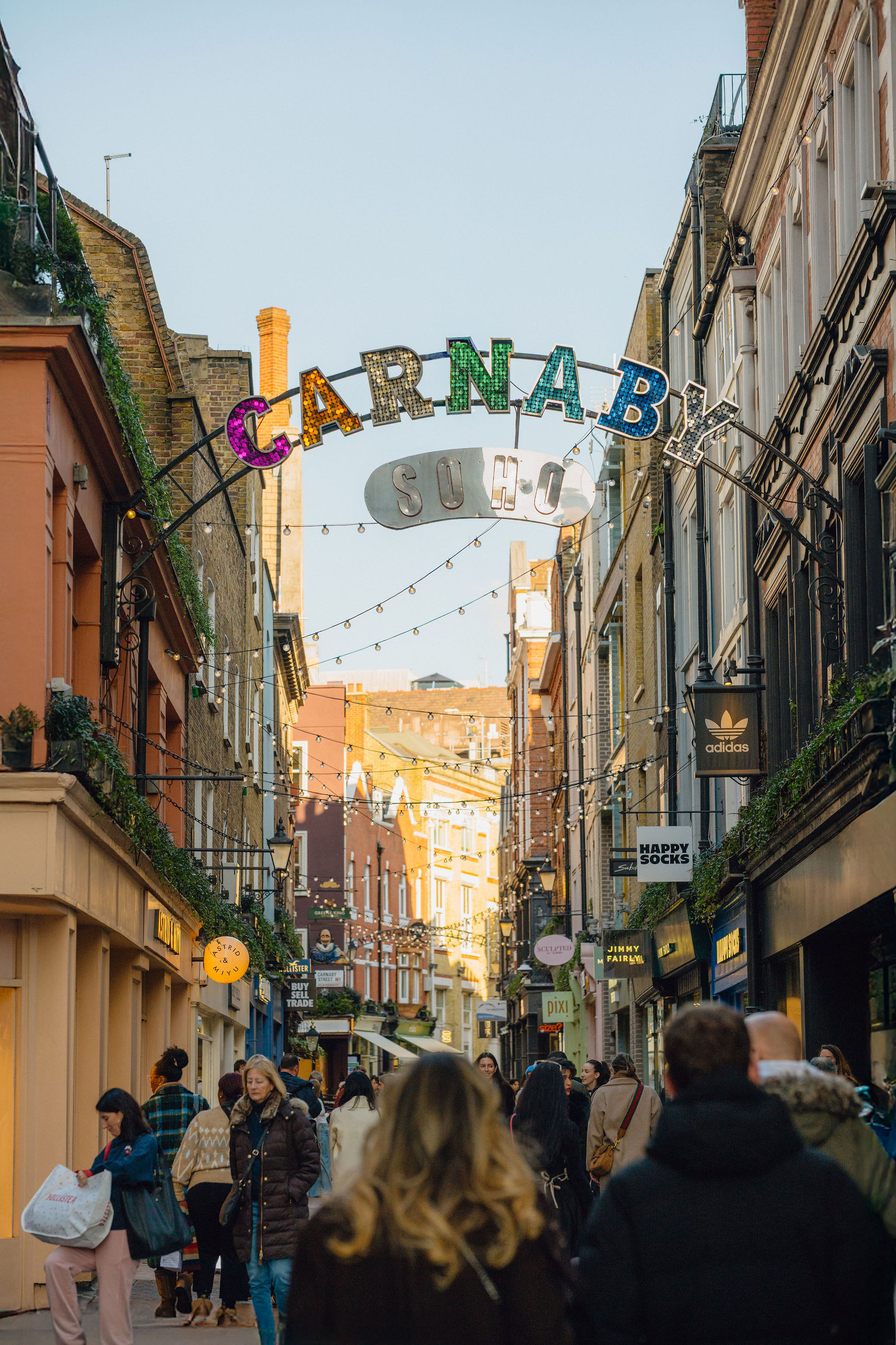 Carnaby Street Soho London, lifestyle photography