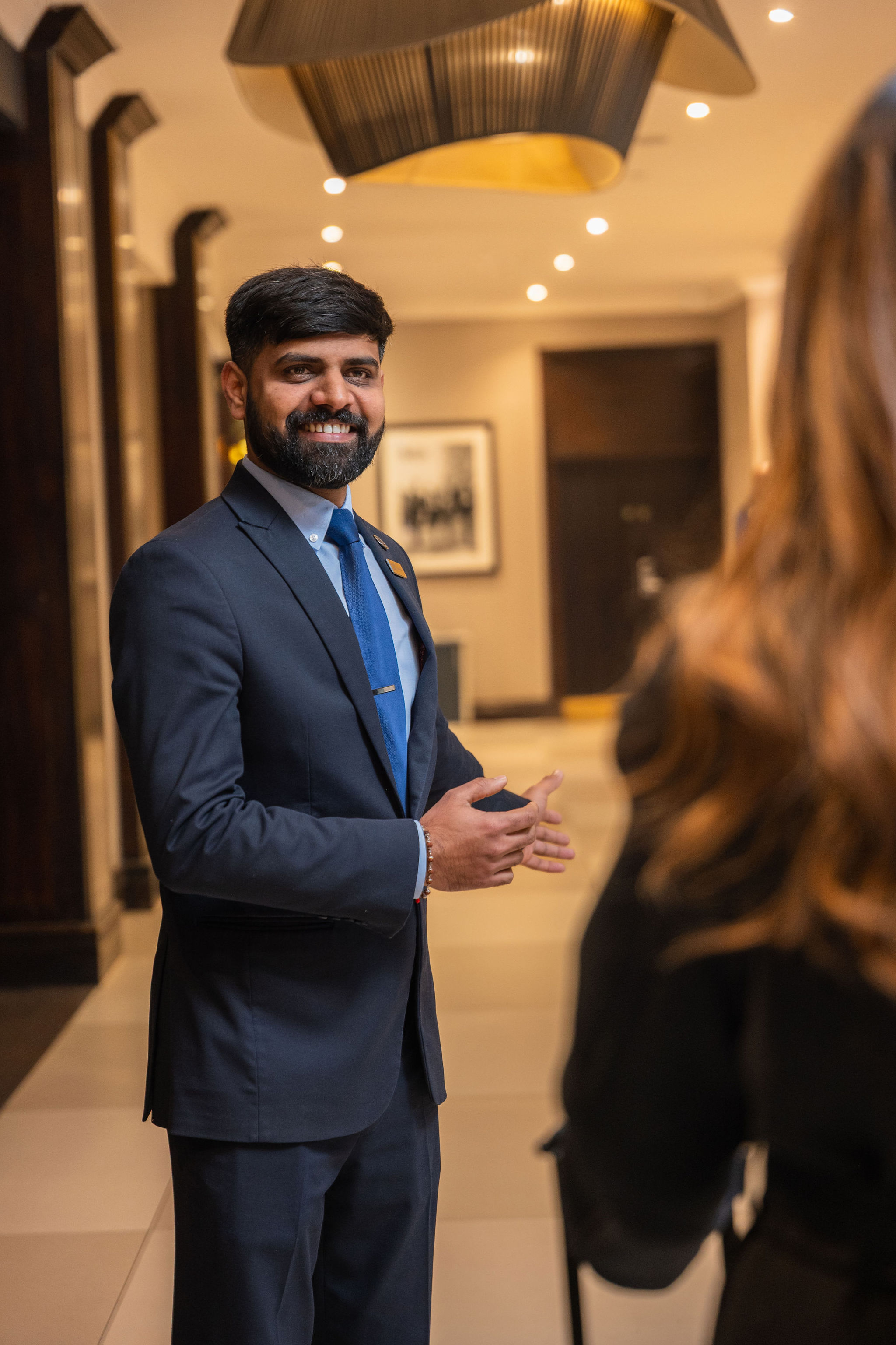 Hotel front of house staff portrait London