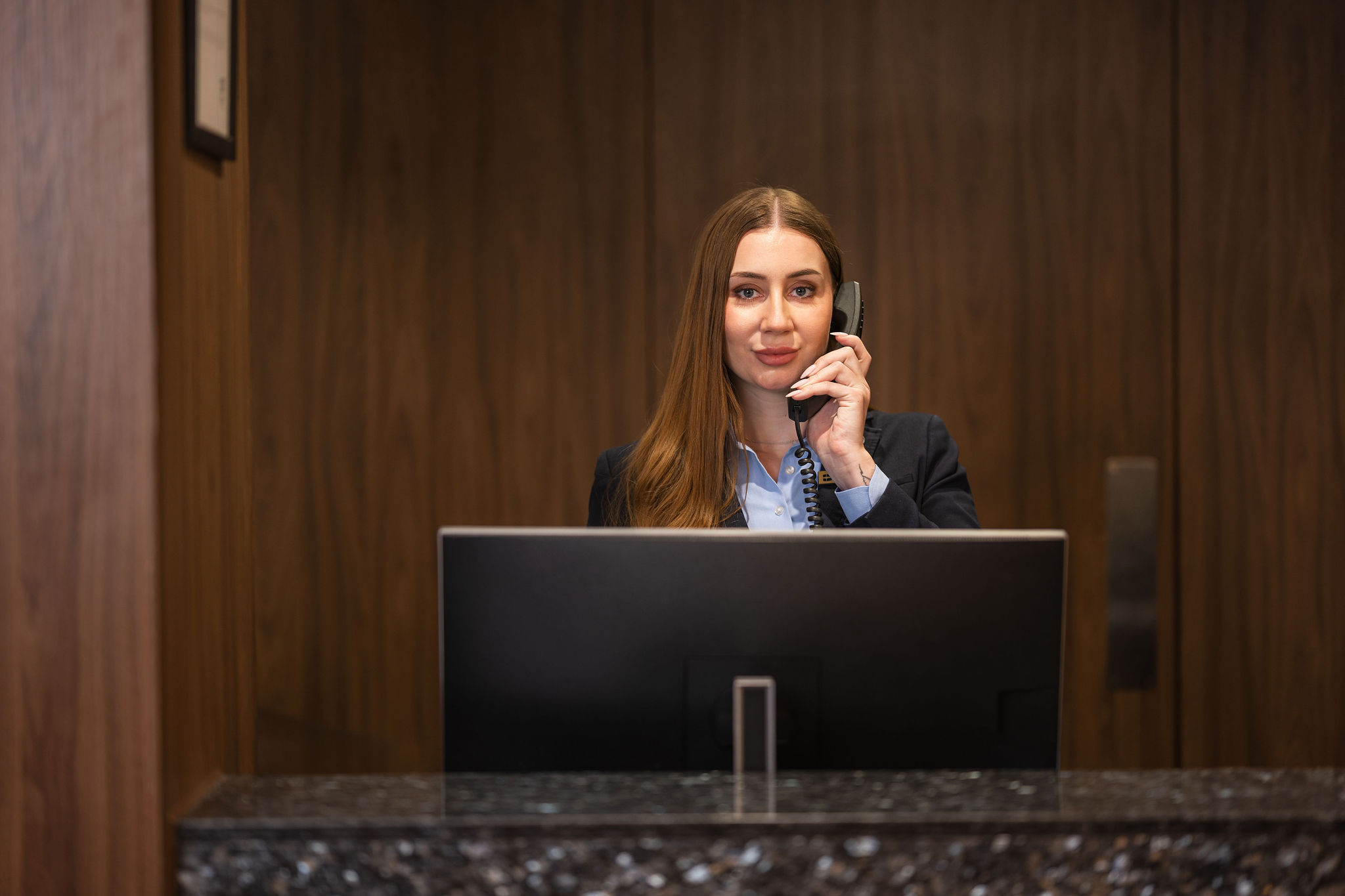 Hotel staff candid photography session London
