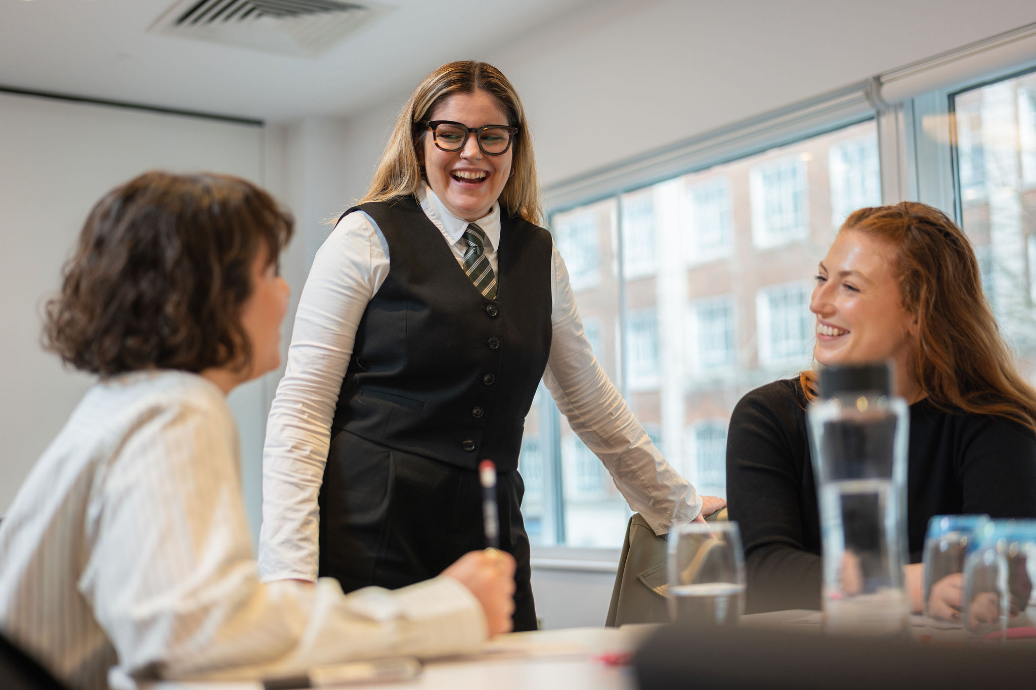 Hotel bartender team portrait London