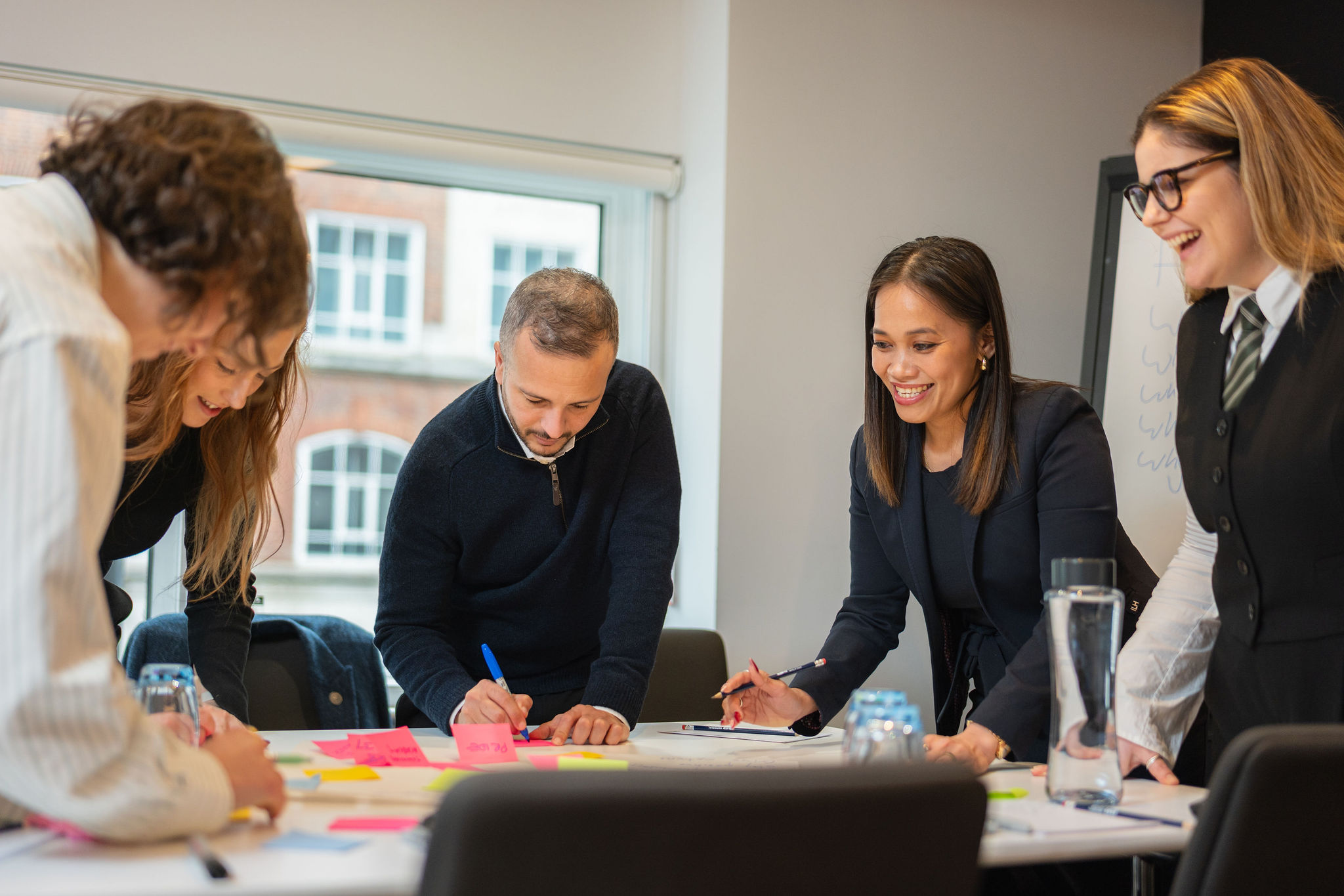 Hotel team documentary portrait London