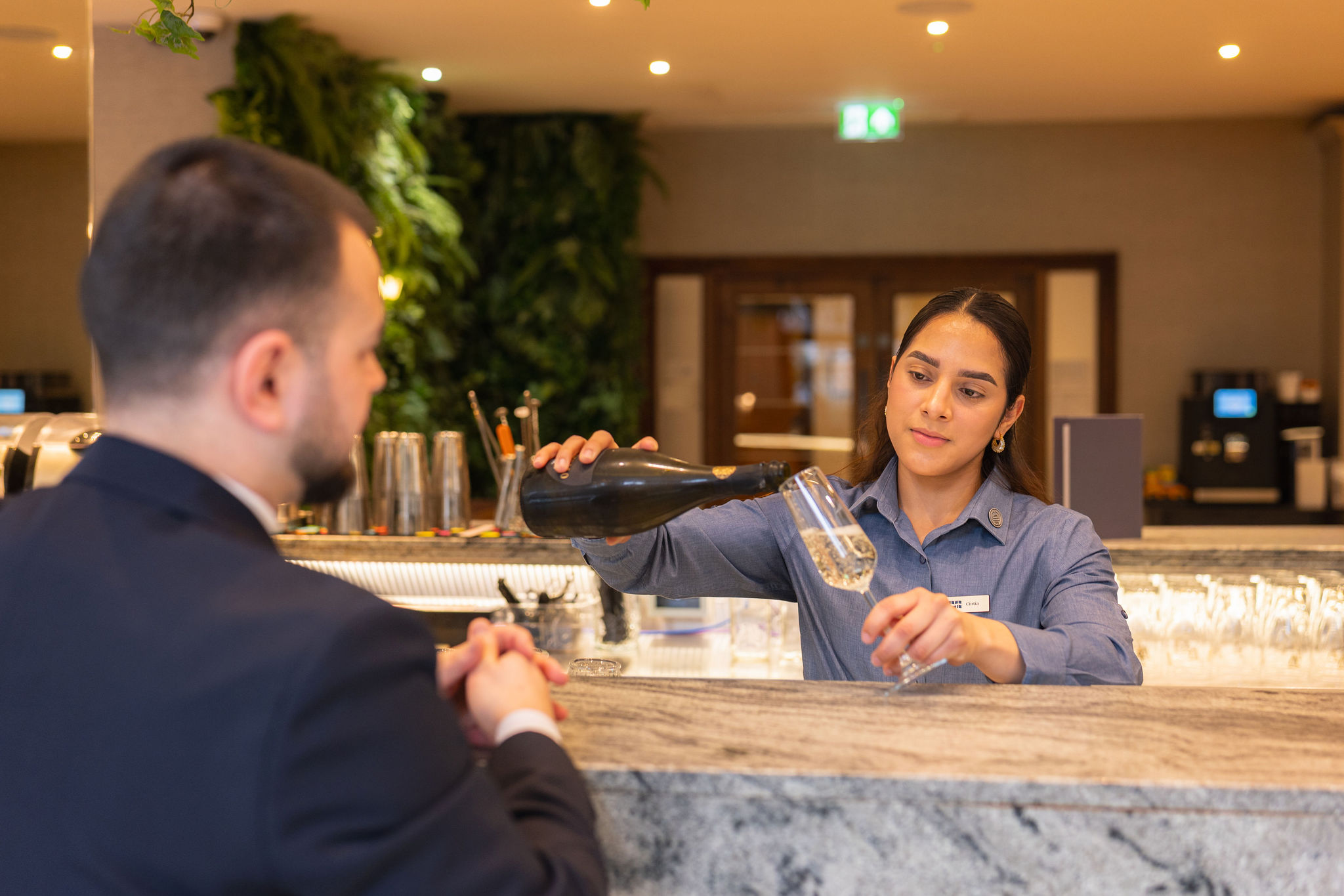 Hotel team portrait people London