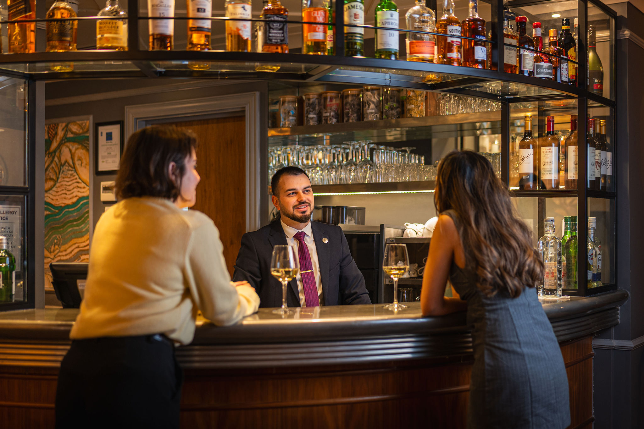 Hotel staff portrait session commercial London