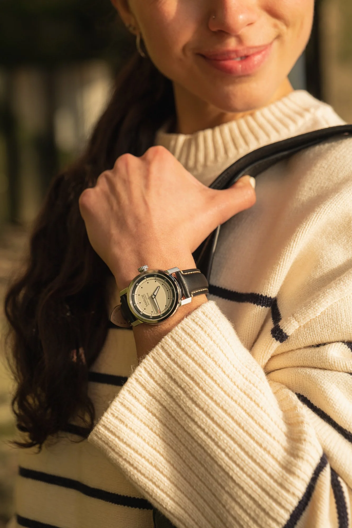 Marloe Watch Co Tay collection outdoor product lifestyle photography