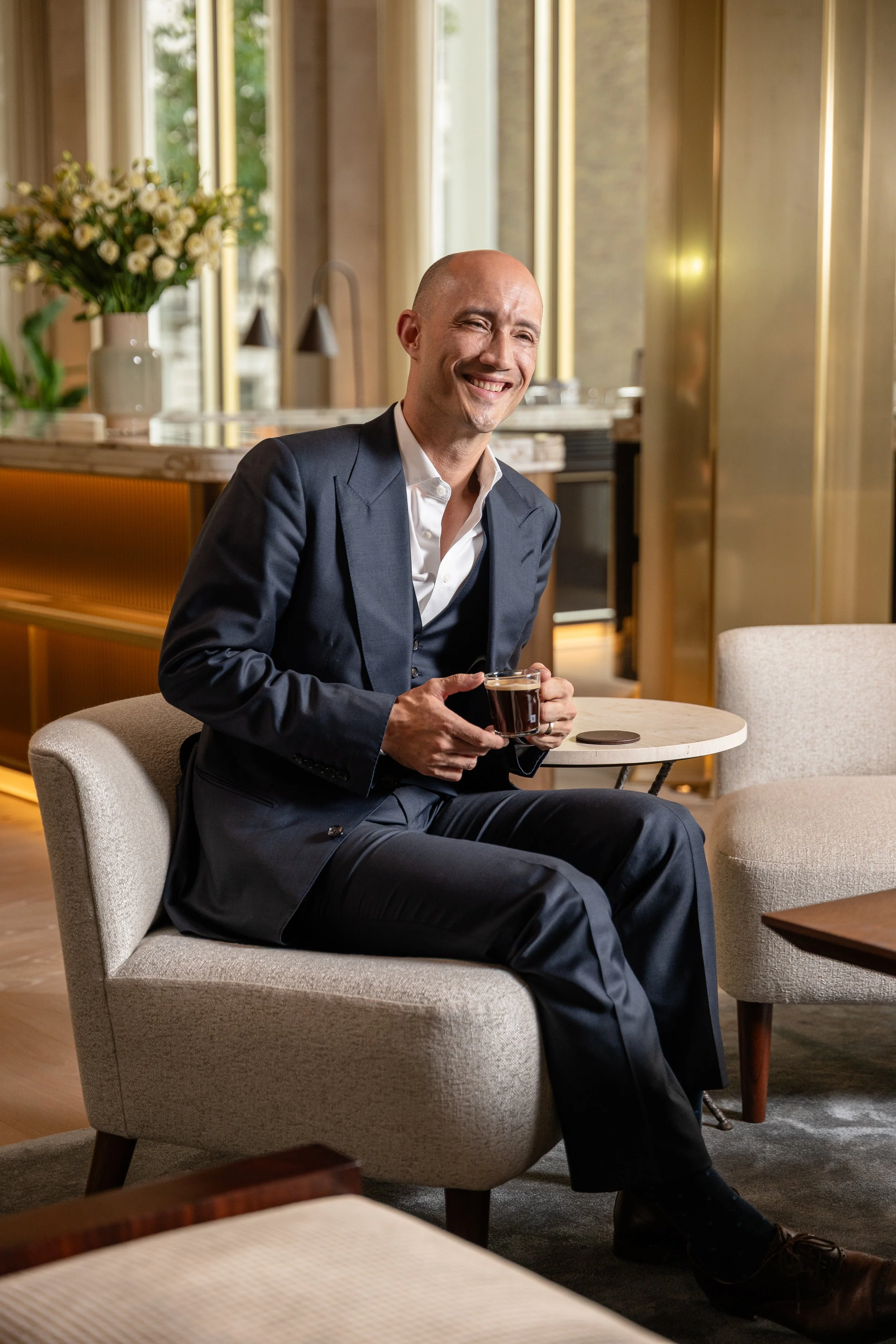 Nespresso brand campaign at The Chancery Rosewood luxury hotel London