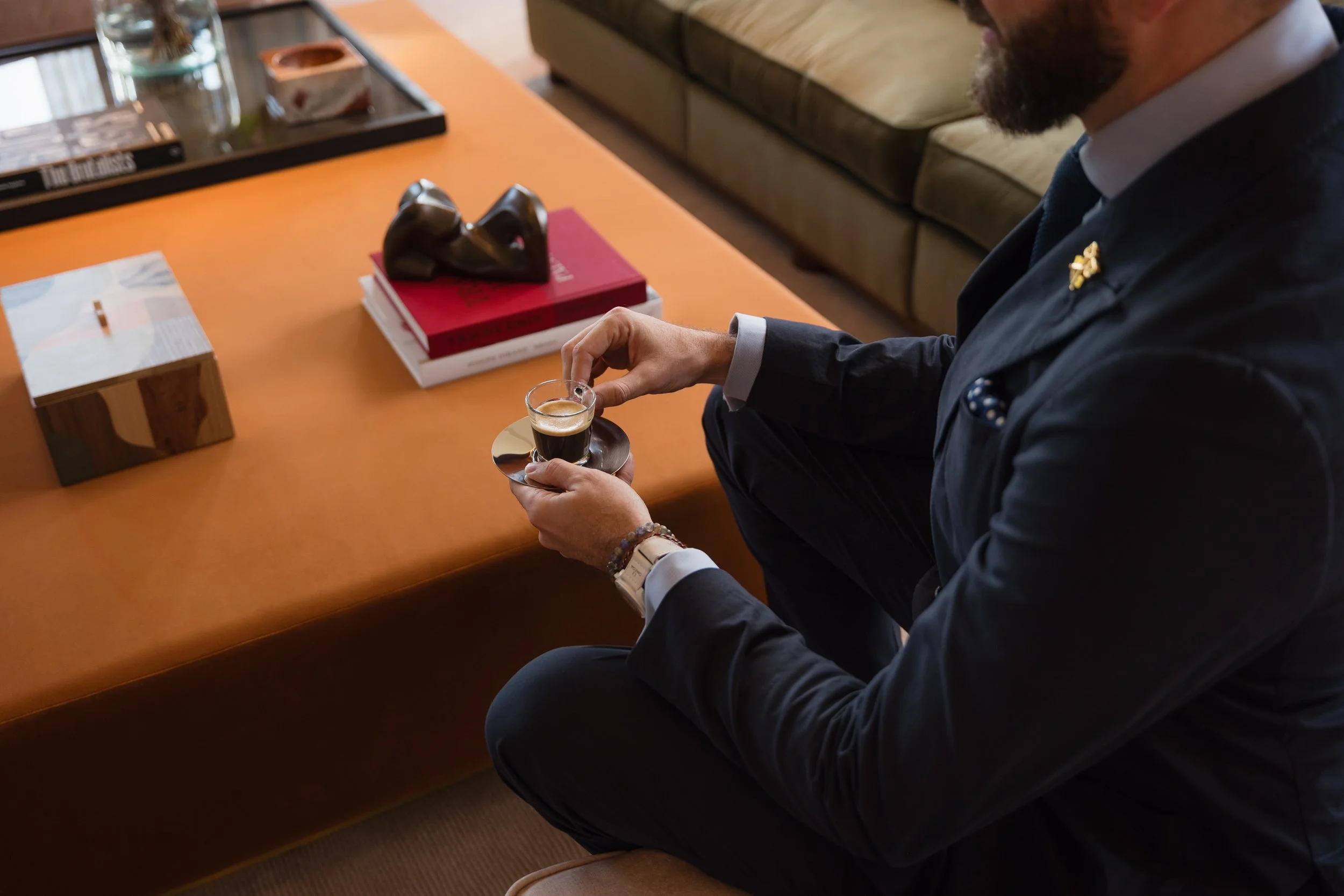 Nespresso brand photography luxury hospitality The Chancery Rosewood