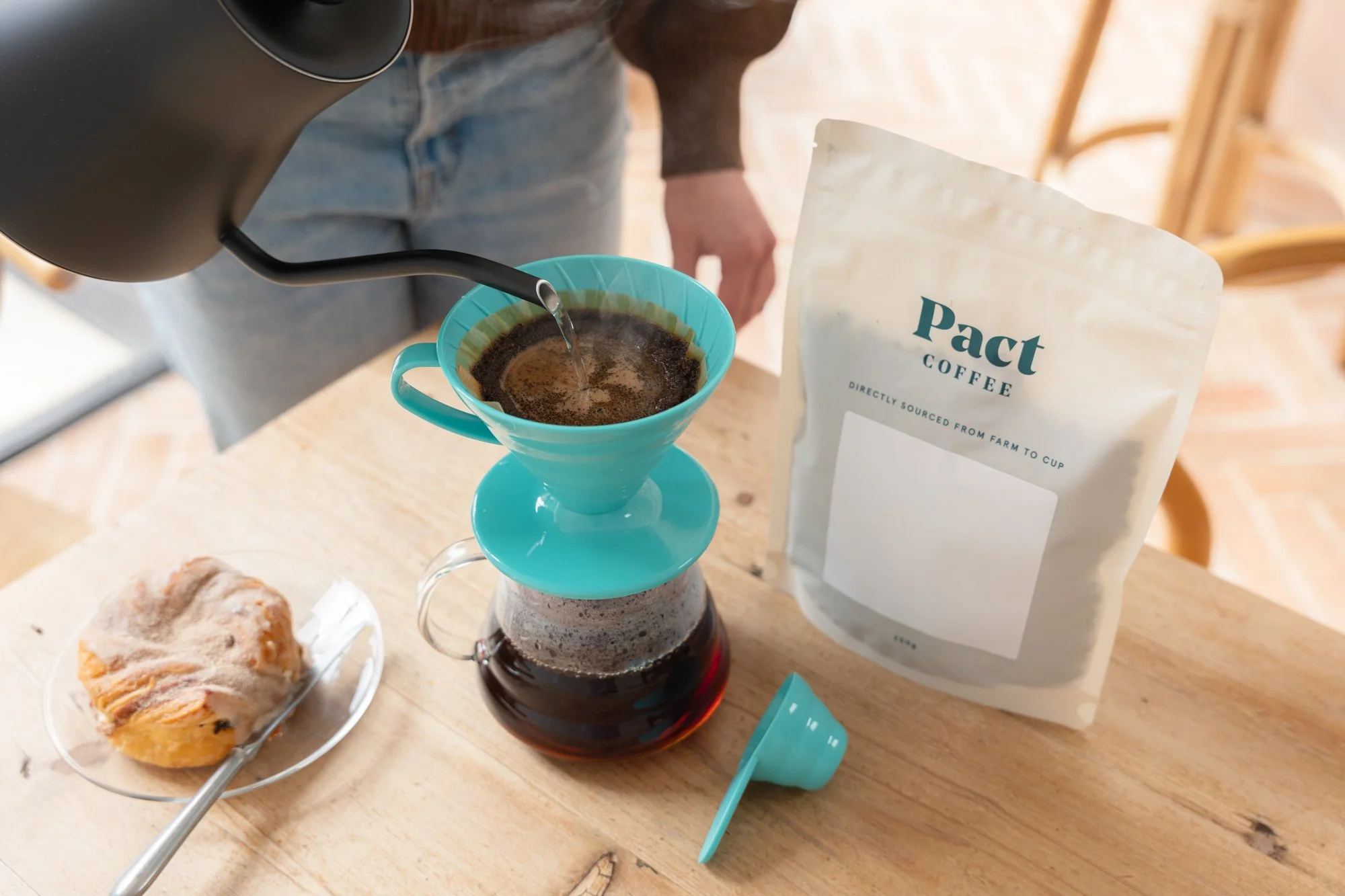 Pact Coffee styled product photography