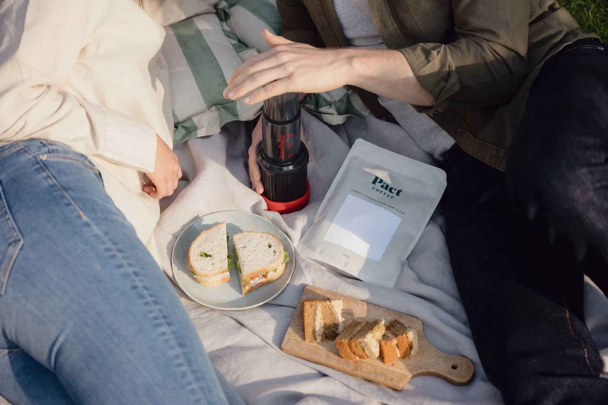 Pact Coffee accessories product photography