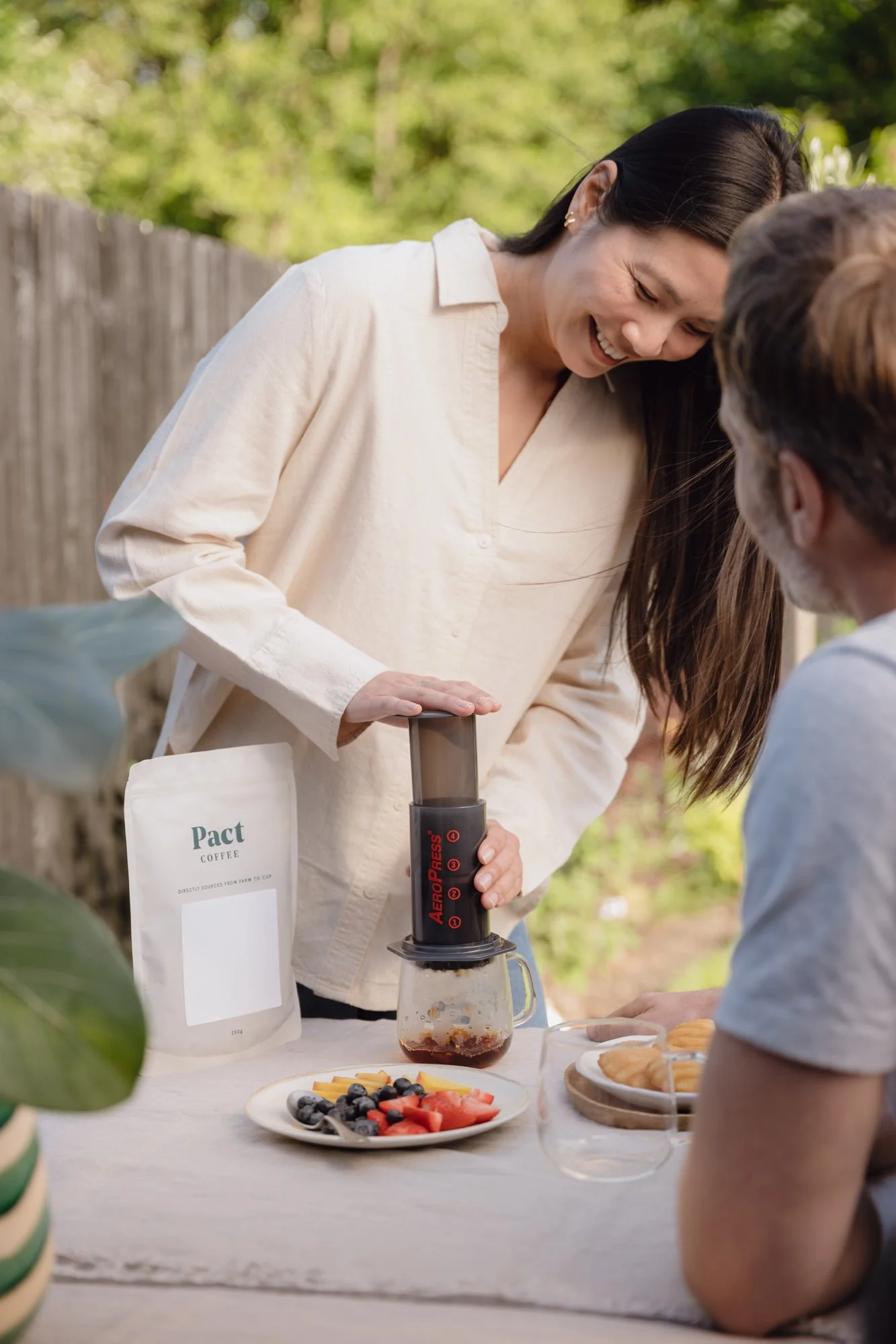 Pact Coffee social media product photography