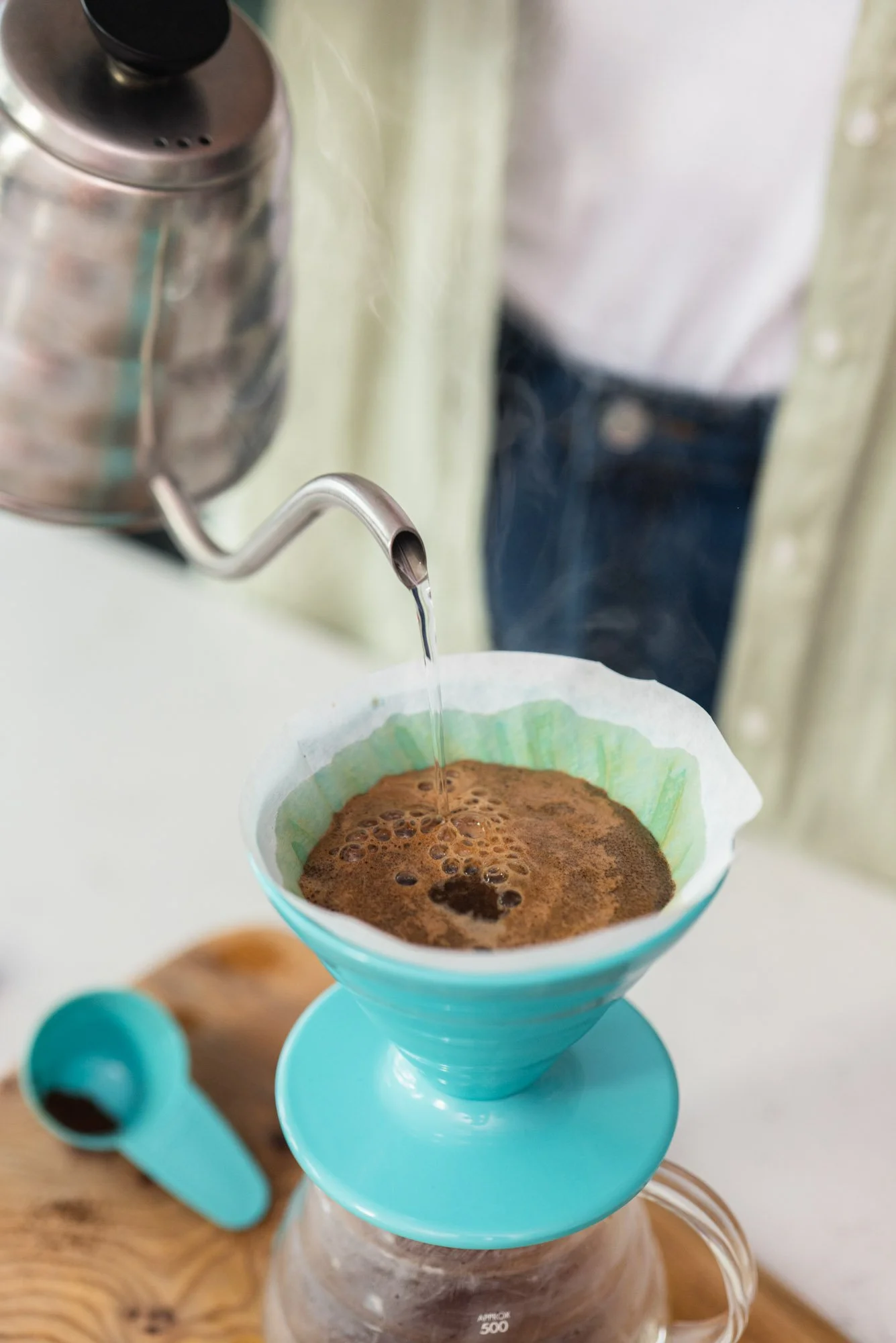 Pact Coffee spring lifestyle commercial photography London