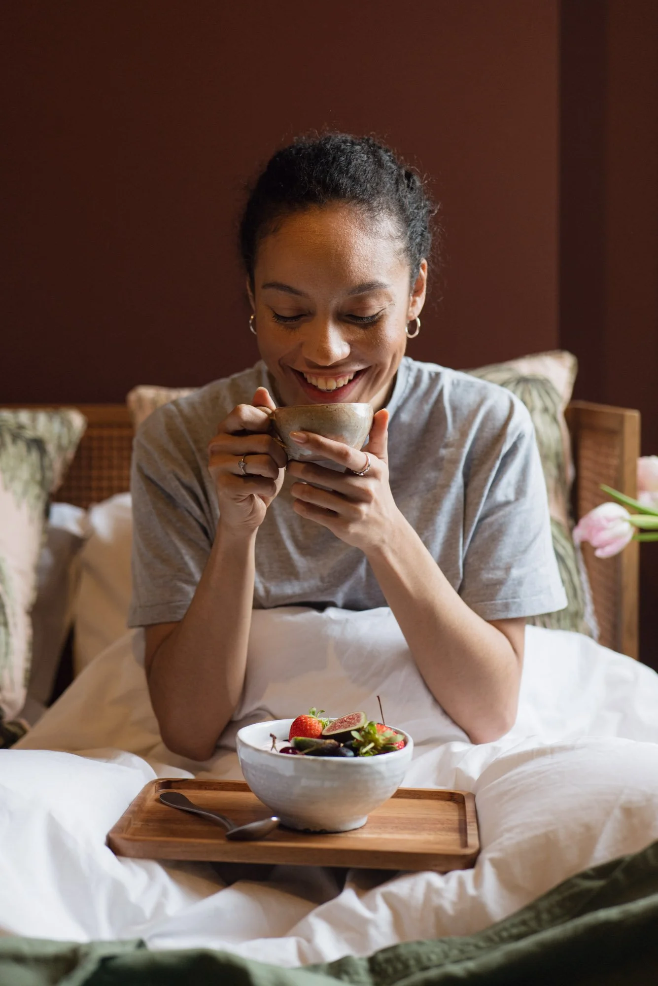 Pact Coffee food and drink brand campaign photography