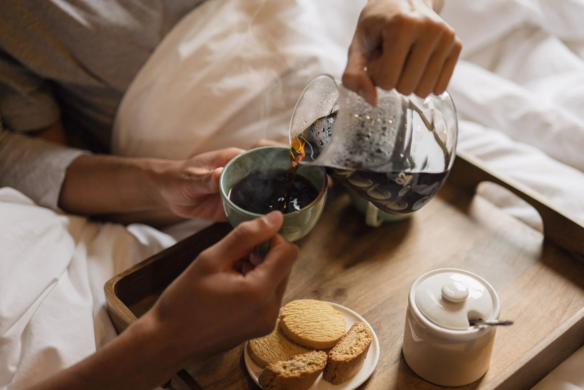 Pact Coffee spring brand lifestyle content photography