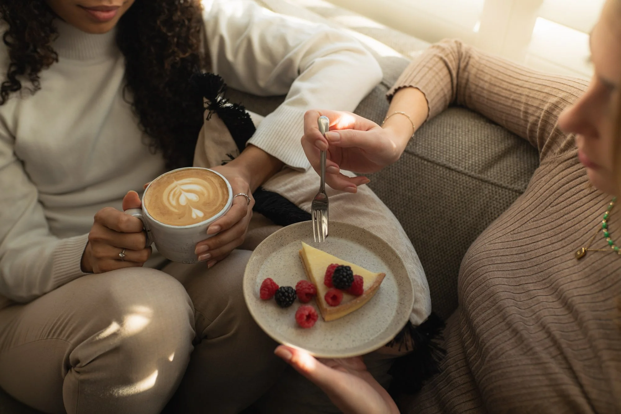 Pact Coffee spring food and drink campaign photography