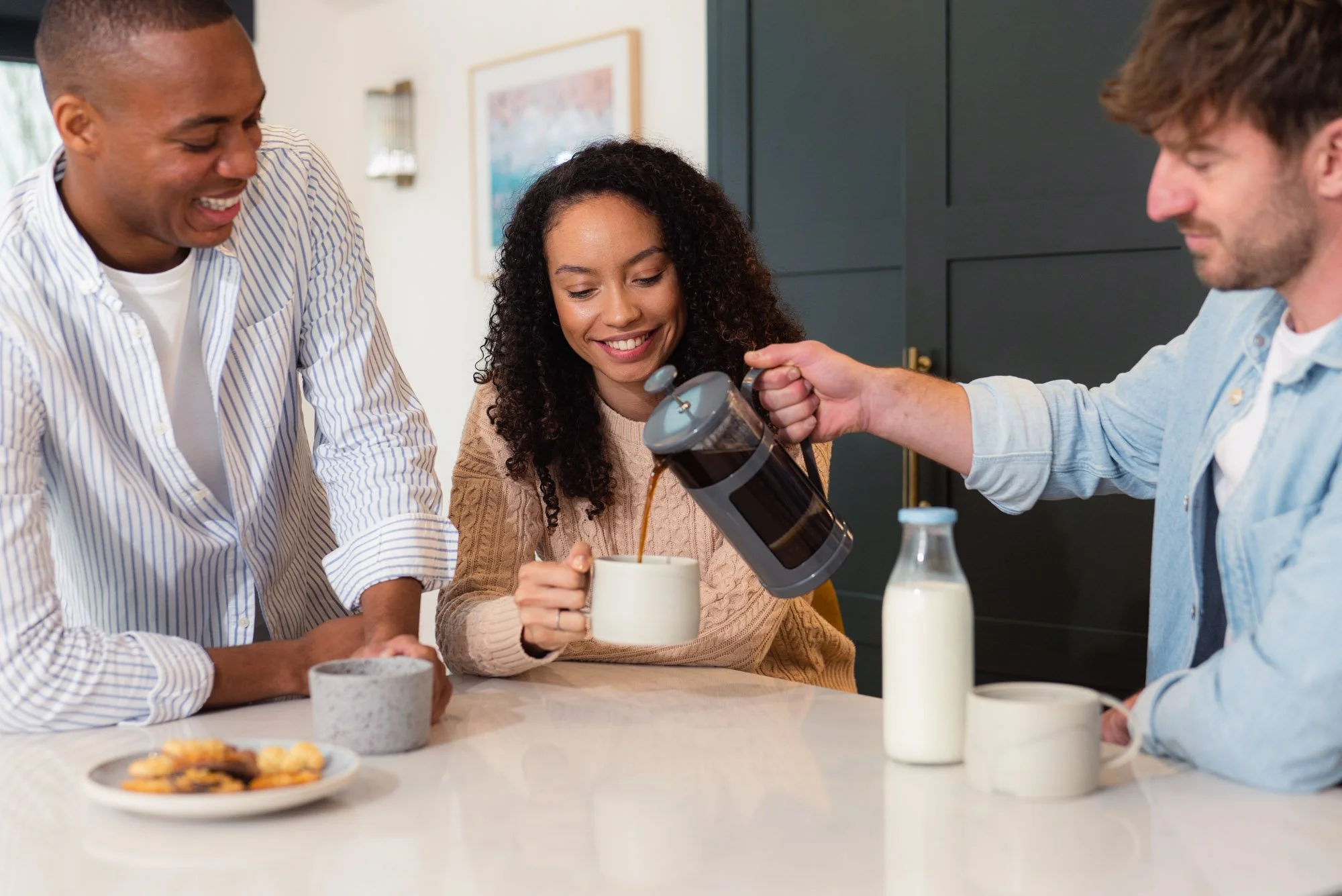 Pact Coffee lifestyle spring content photography London