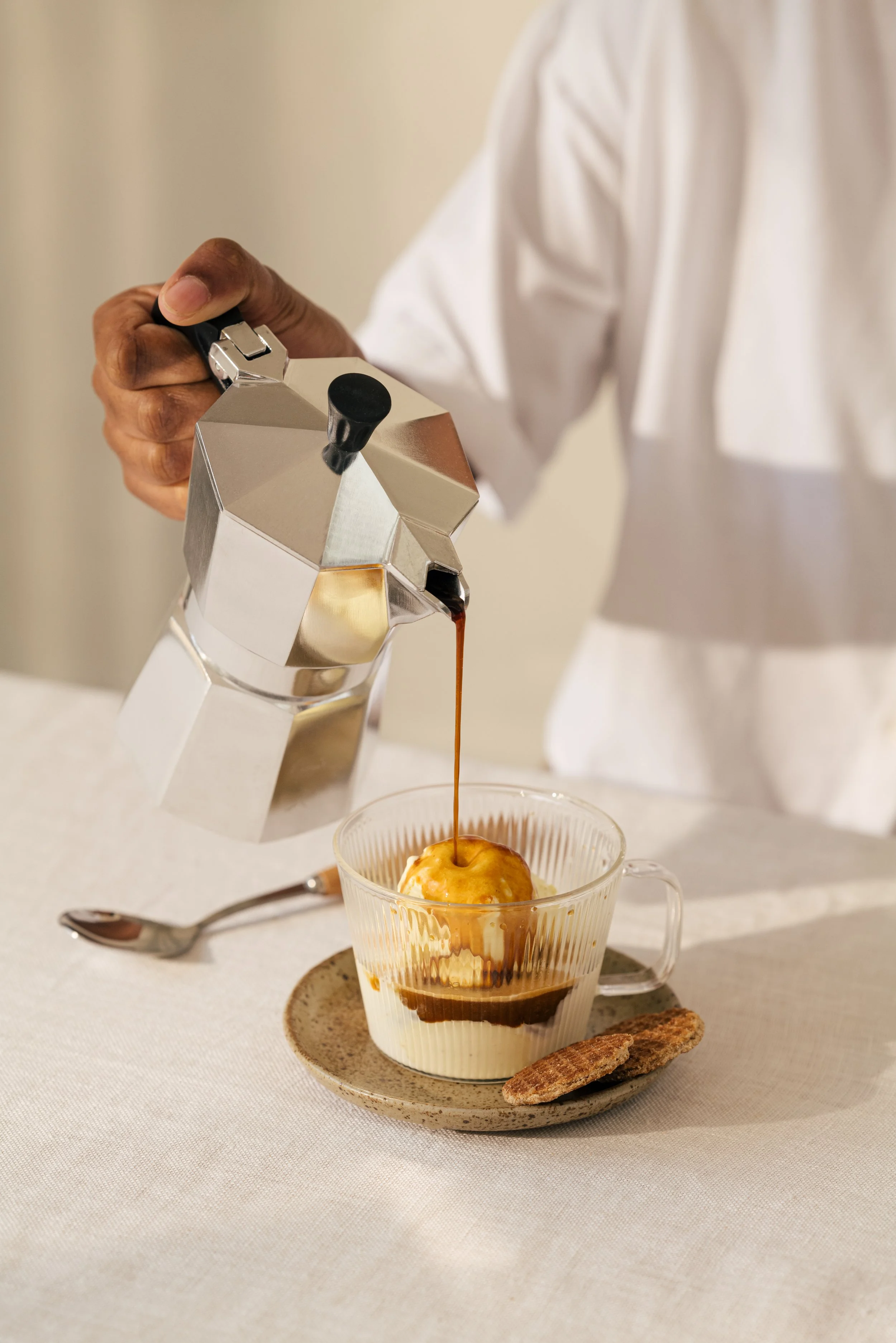 Pact Coffee summer drinks outdoor lifestyle brand photography London