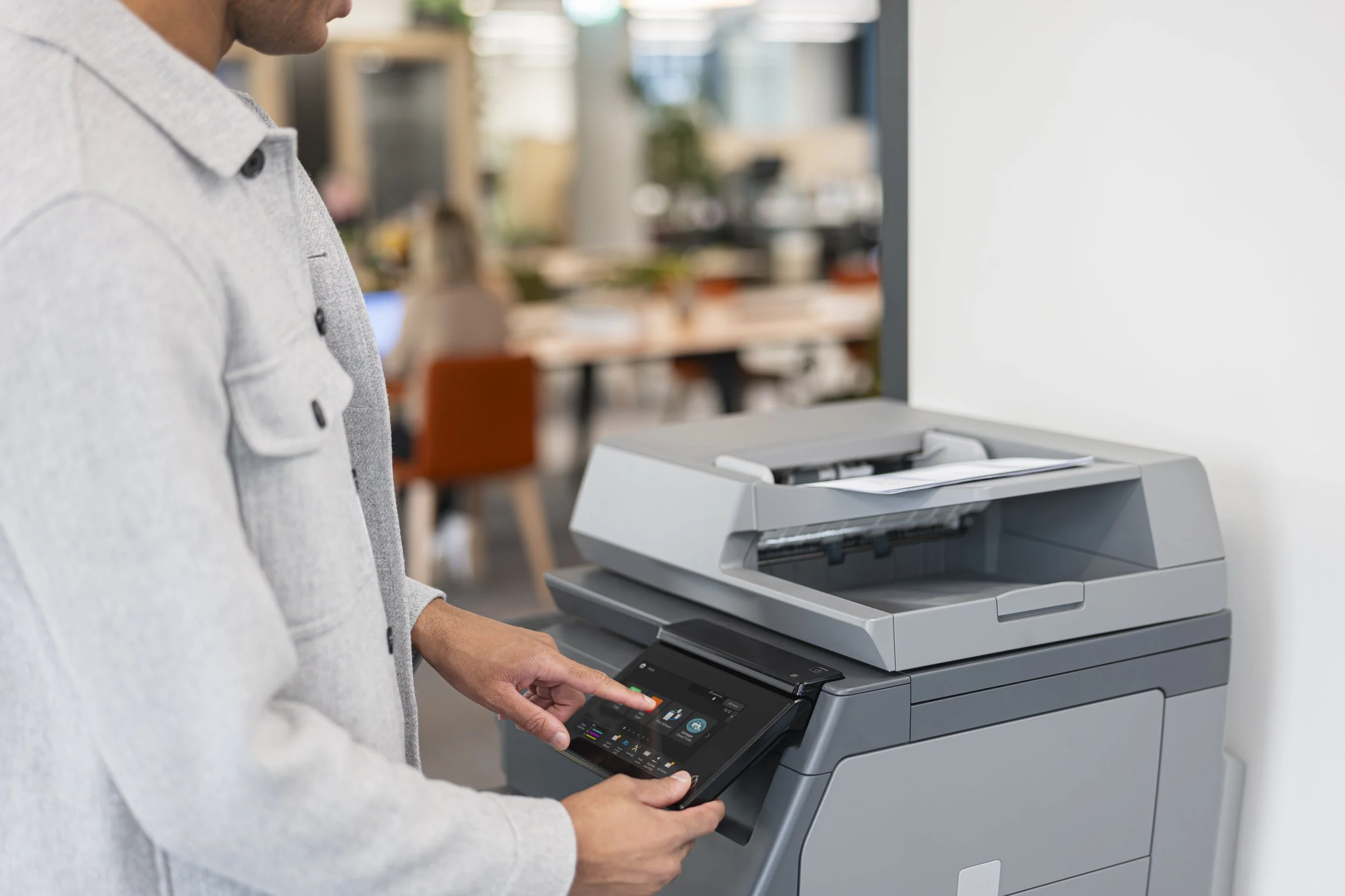 Sharp Electronics printer range commercial lifestyle photography