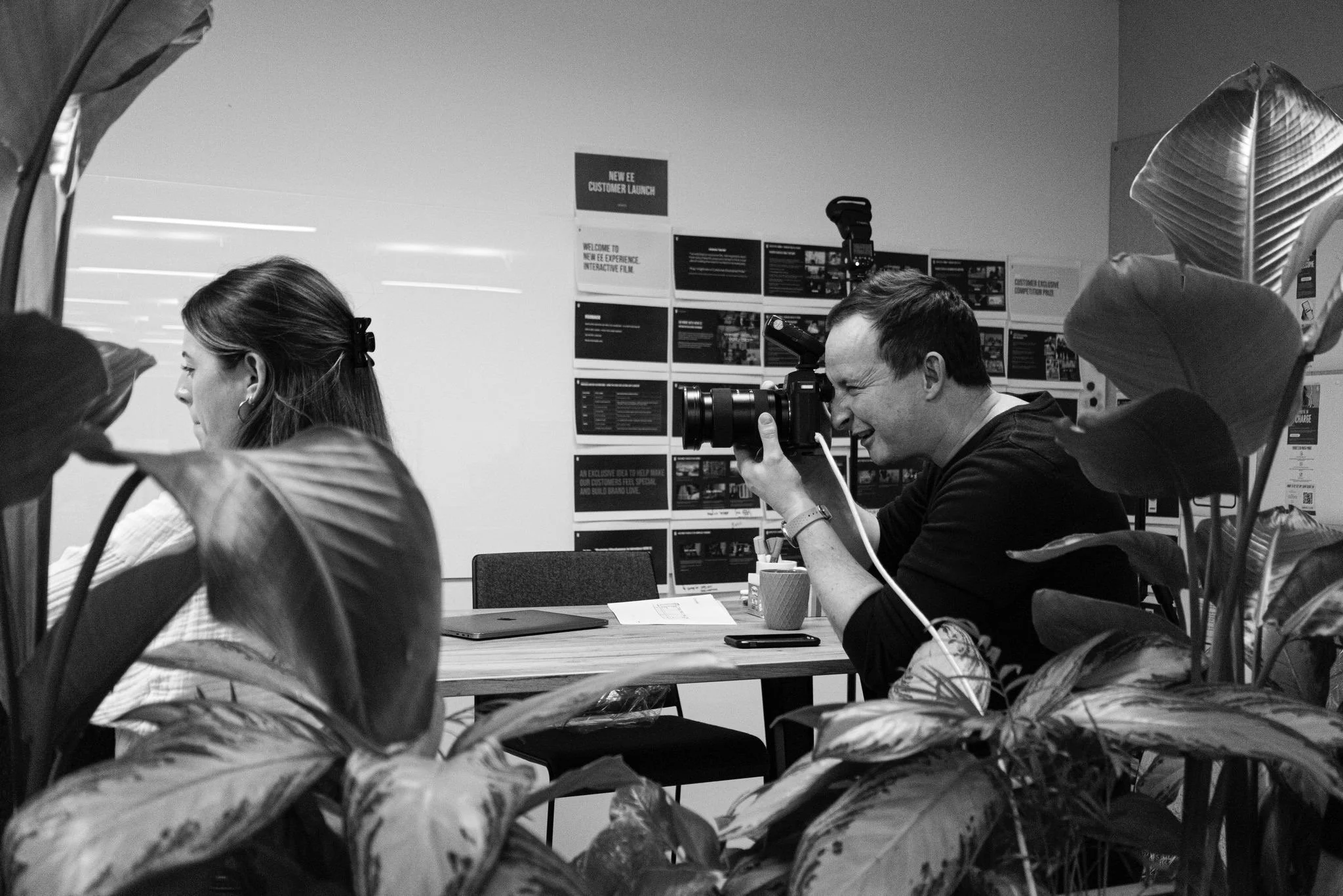 Sharp Electronics office printer behind the scenes commercial photography