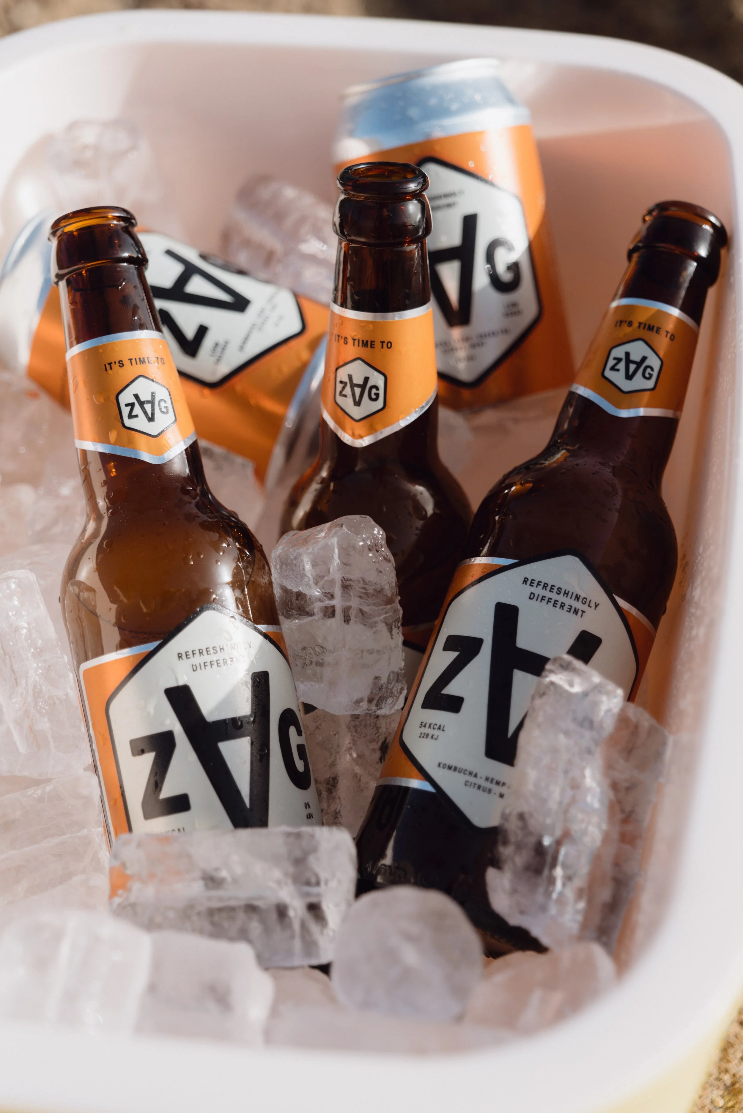 ZAG Drinks outdoor lifestyle campaign photography Tenerife