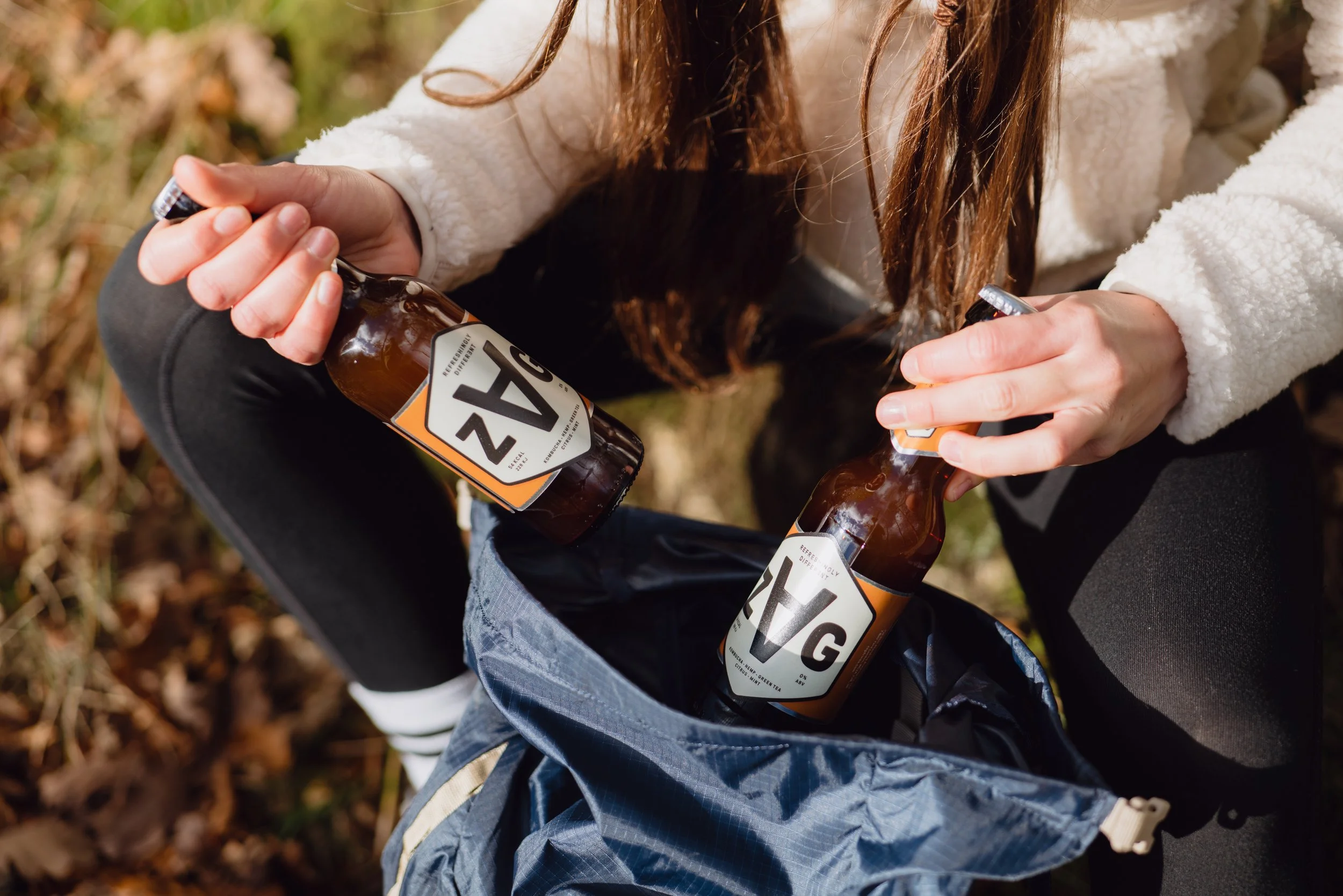 ZAG Drinks outdoor brand photography Lake District