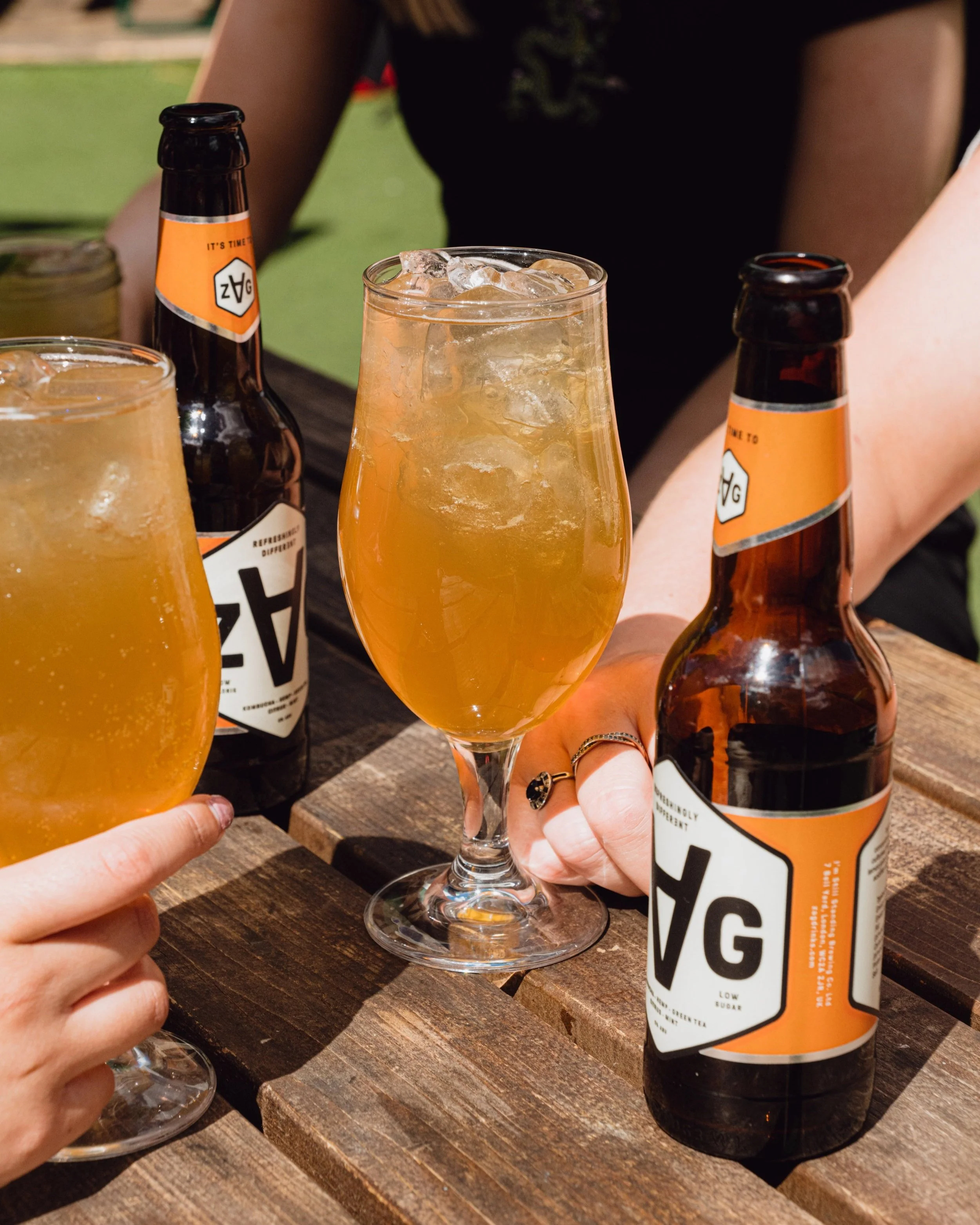 ZAG Drinks product lifestyle photography Southbank London