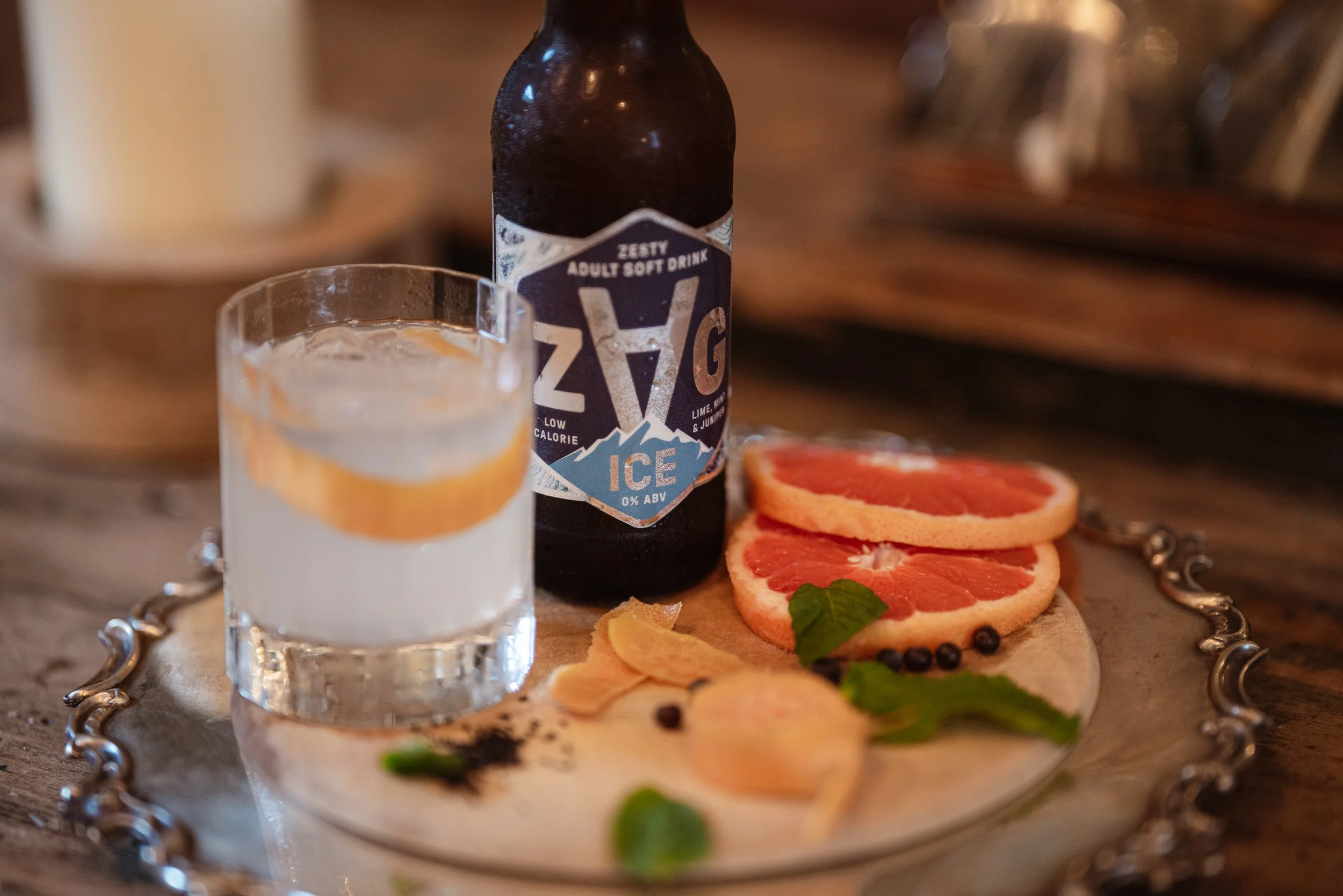 ZAG Drinks lifestyle product photography The Talbot